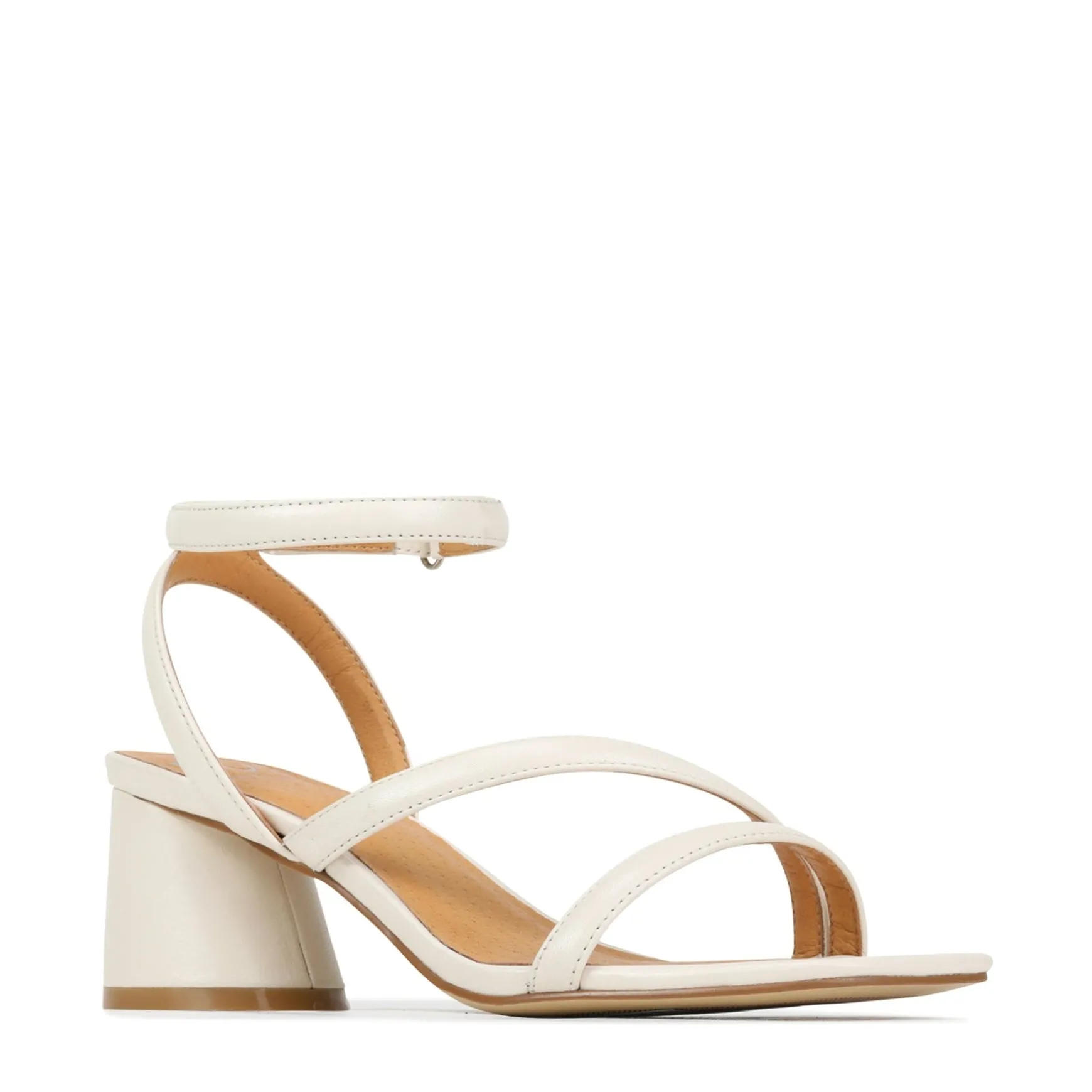 PETRICIA LEATHER BLOCK HEEL SANDALS>EOS Footwear Best Sale