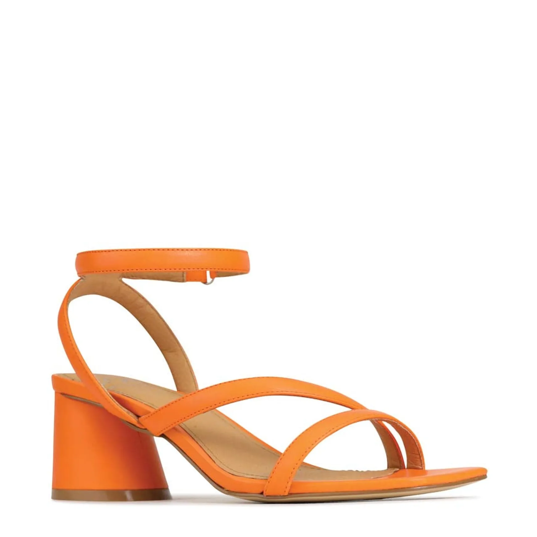 PETRICIA LEATHER BLOCK HEEL SANDALS>EOS Footwear Best Sale