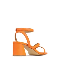 PETRICIA LEATHER BLOCK HEEL SANDALS><noscript><img width=