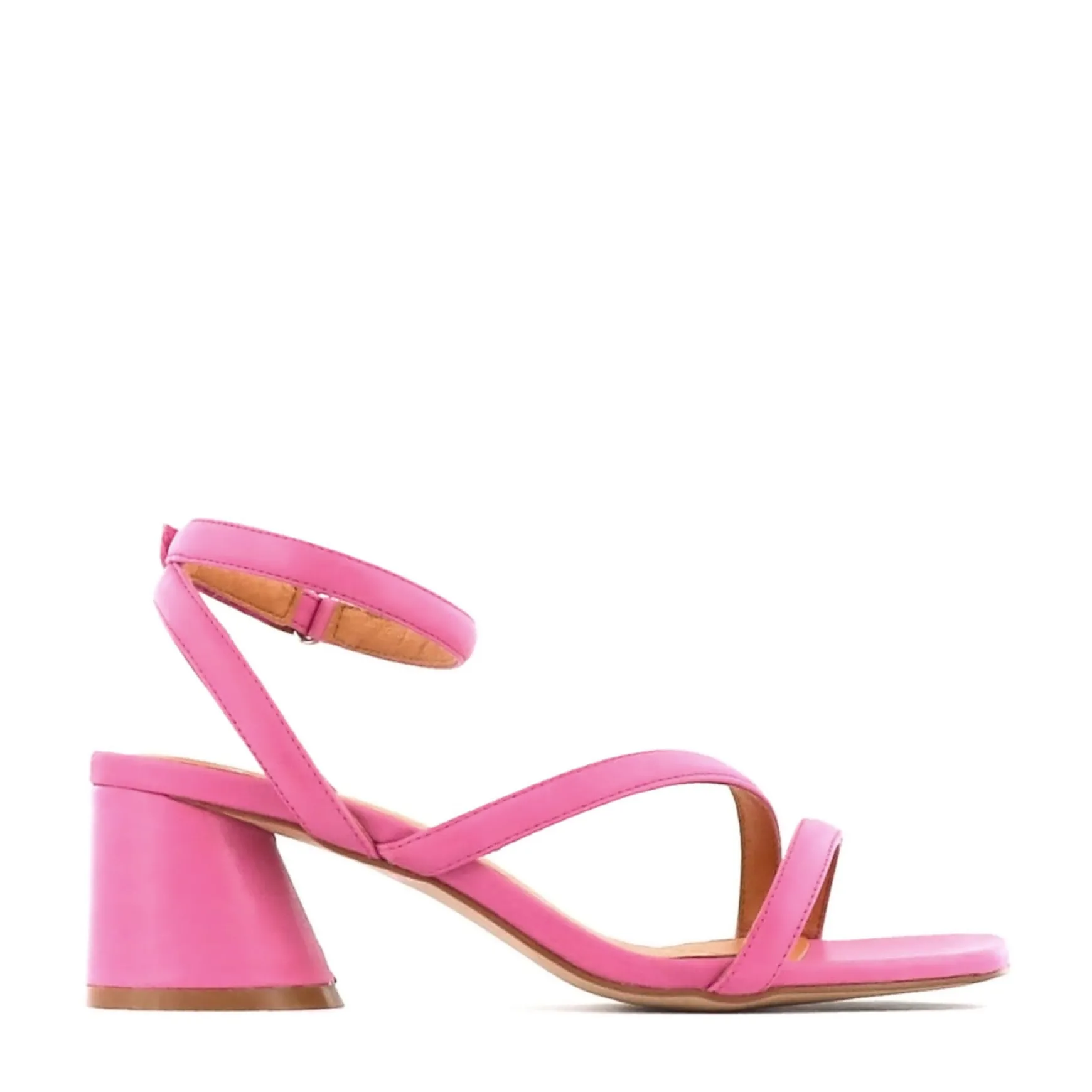 PETRICIA LEATHER BLOCK HEEL SANDALS>EOS Footwear Best Sale