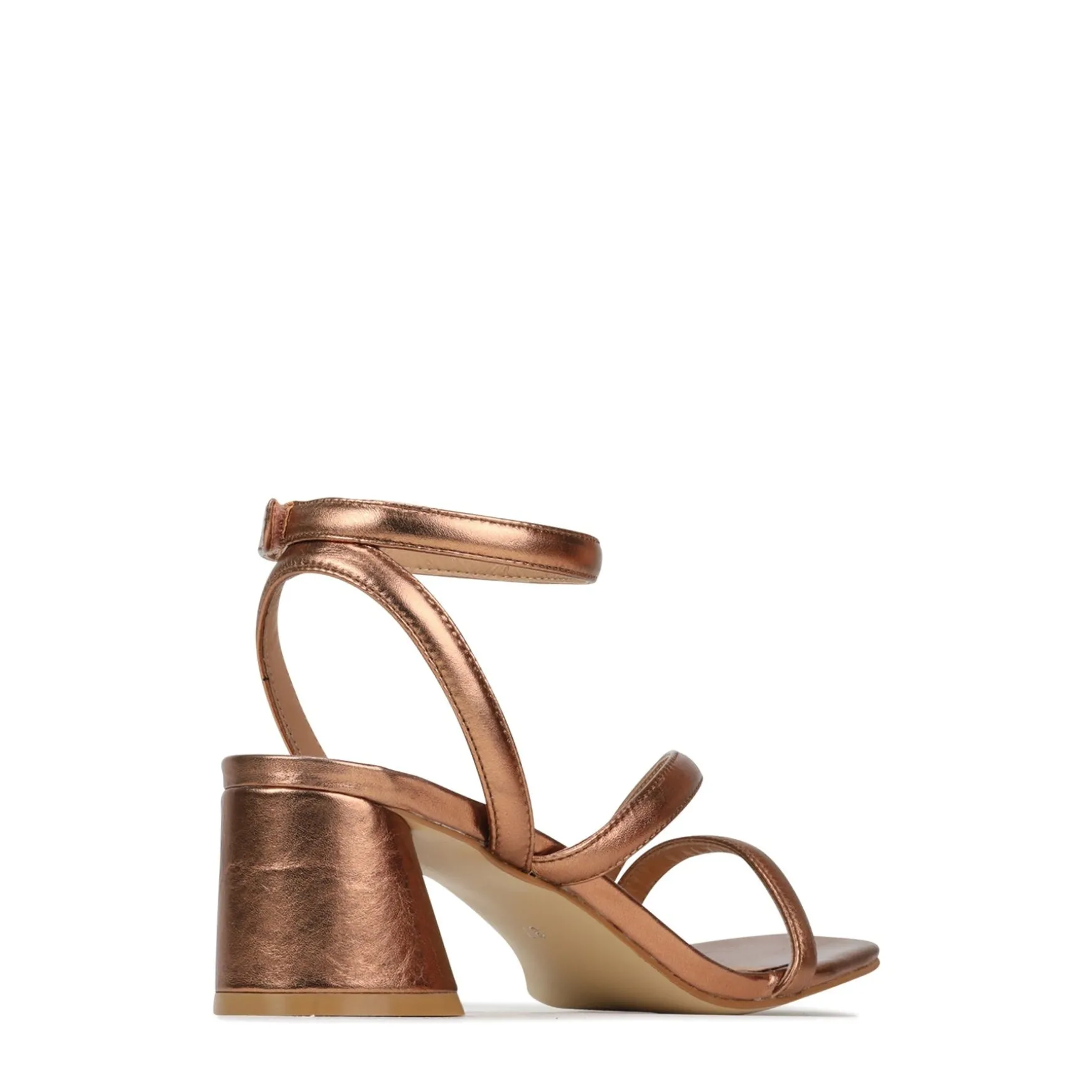PETRICIA LEATHER BLOCK HEEL SANDALS>EOS Footwear Best Sale
