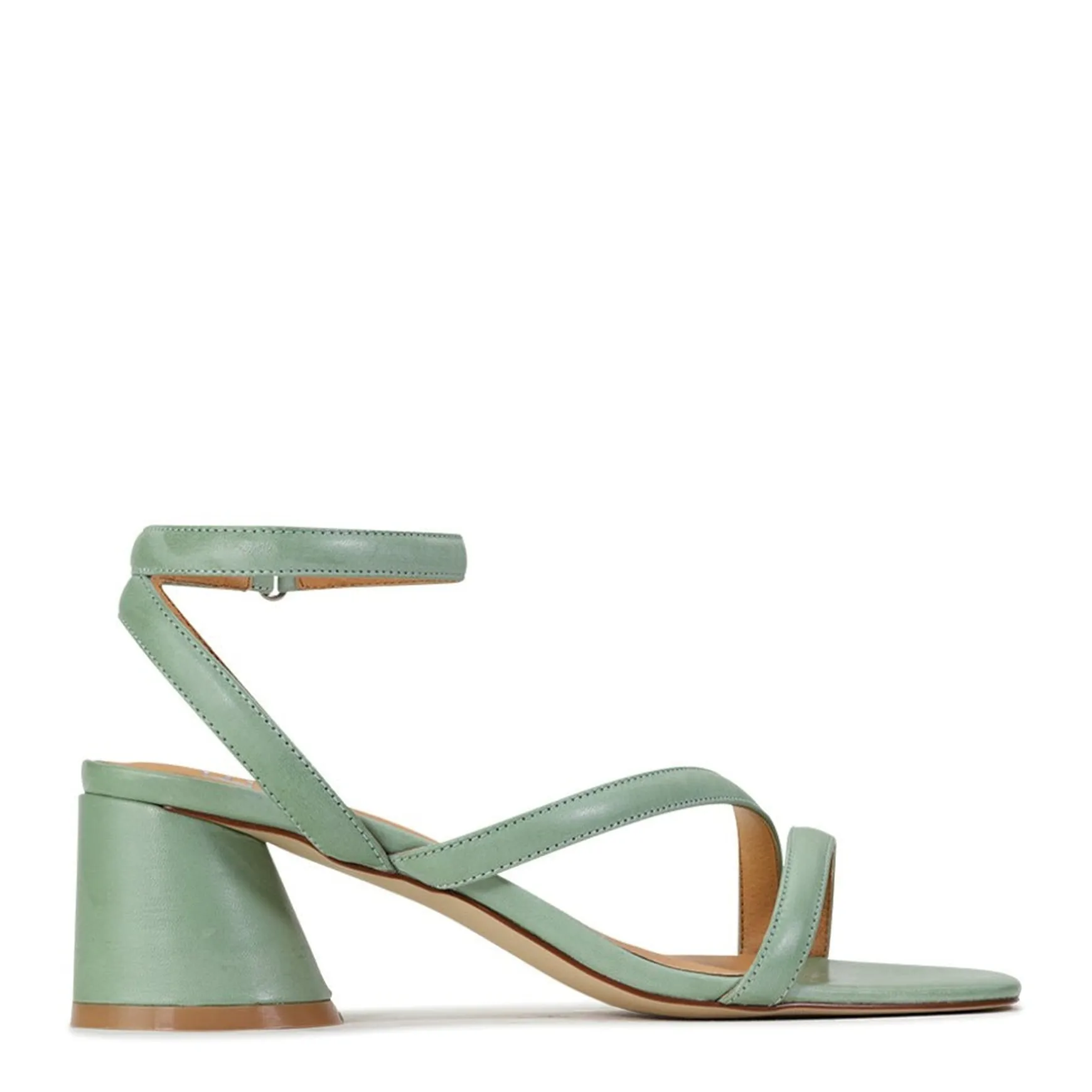 PETRICIA LEATHER BLOCK HEEL SANDALS>EOS Footwear Best Sale