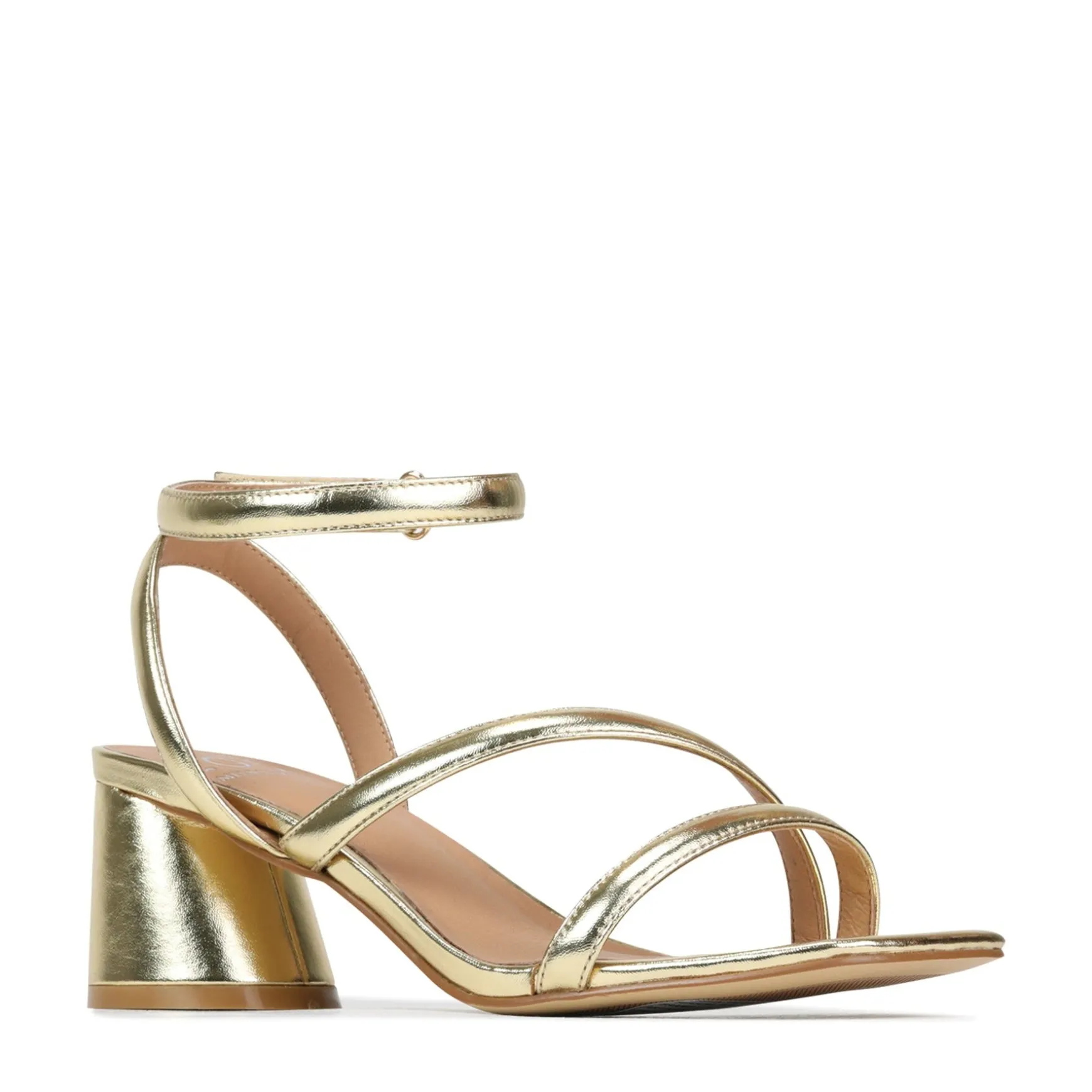 PETRICIA LEATHER BLOCK HEEL SANDALS>EOS Footwear Best Sale