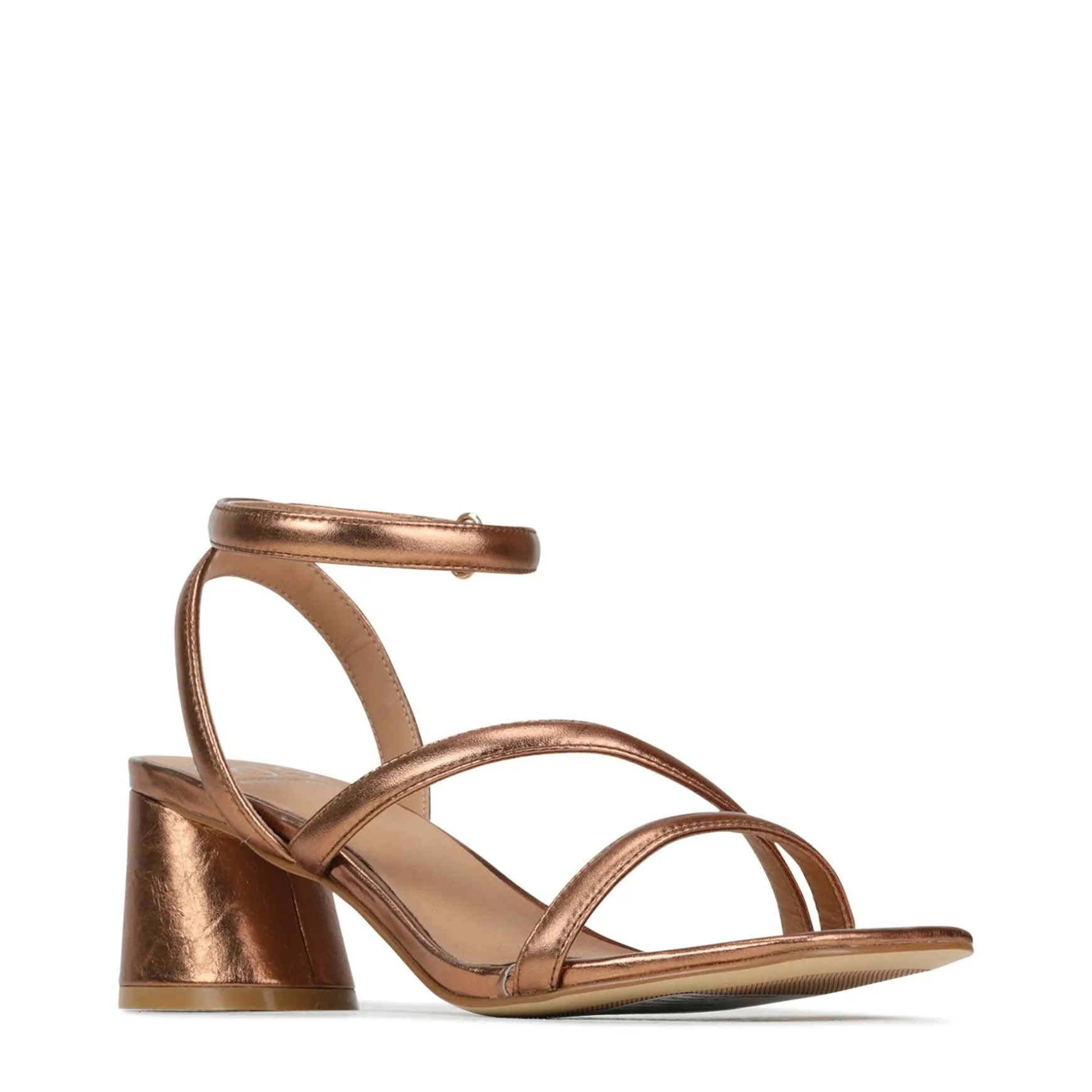 PETRICIA LEATHER BLOCK HEEL SANDALS>EOS Footwear Best Sale