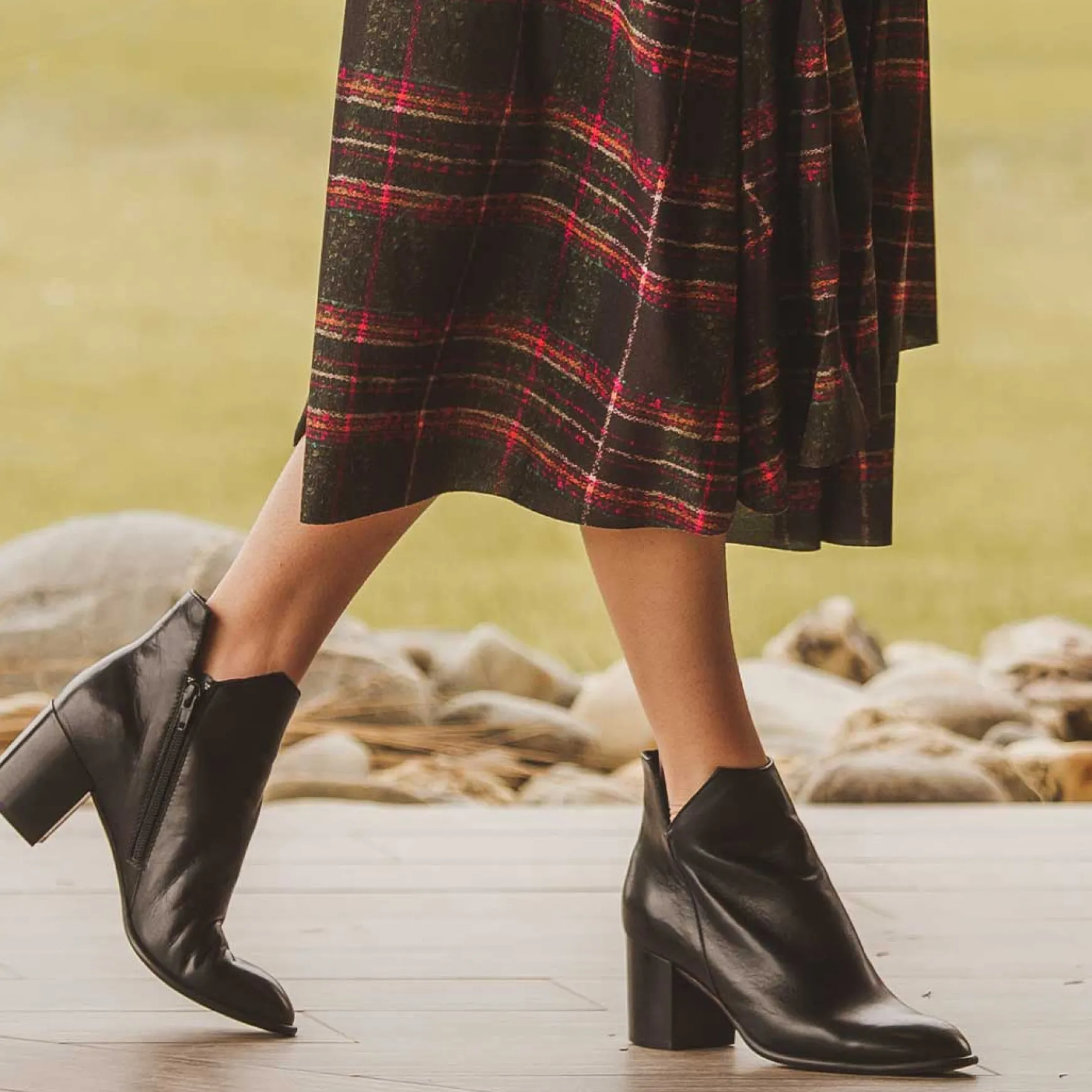 POLLY LEATHER ANKLE BOOT>EOS Footwear Shop