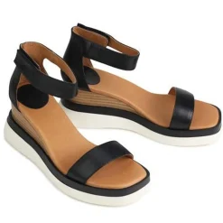 SASKINA WEDGE SANDALS LEATHER>EOS Footwear Flash Sale