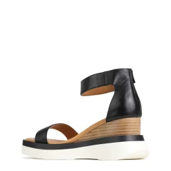SASKINA WEDGE SANDALS LEATHER><noscript><img width=