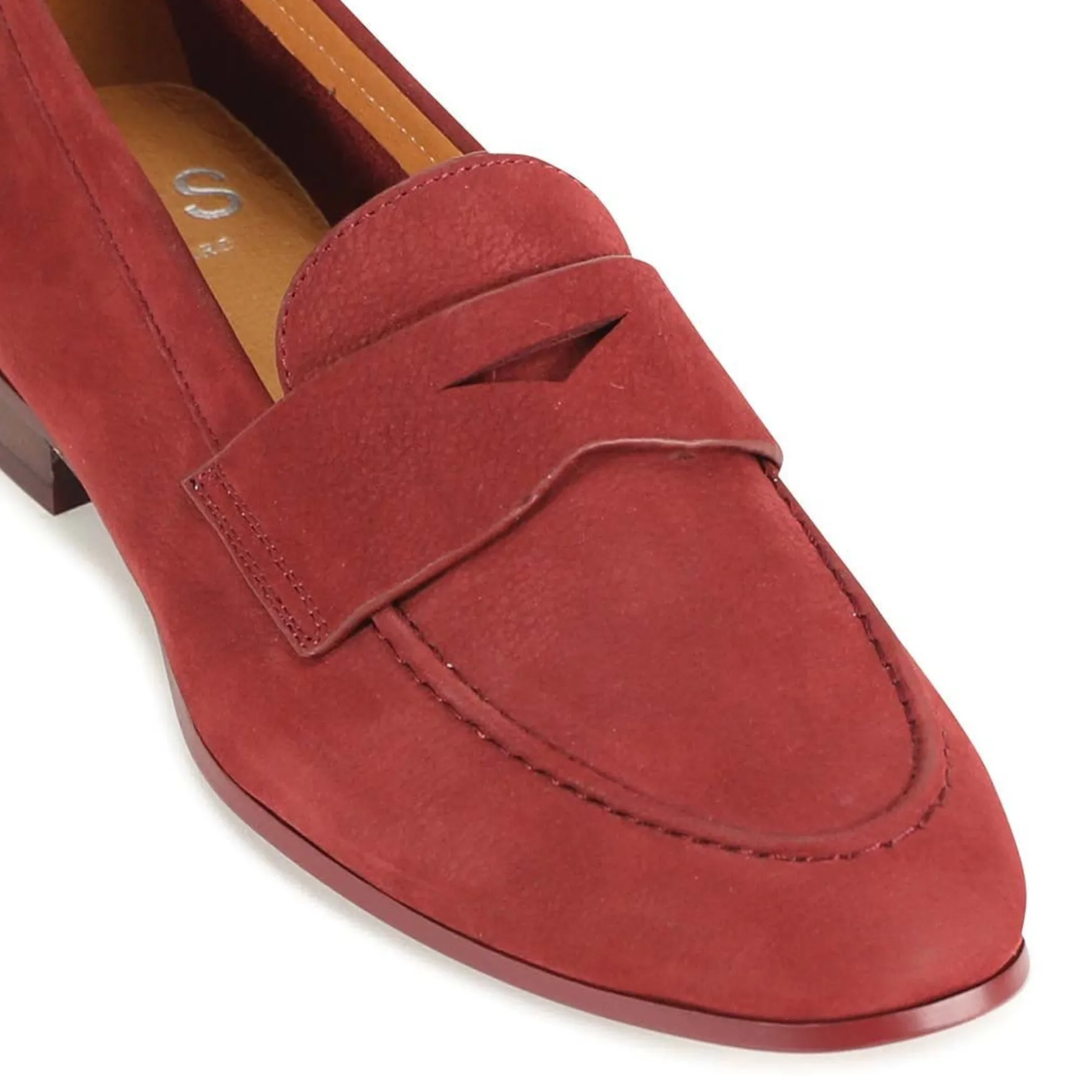SERAH SUEDE LEATHER LOAFERS>EOS Footwear Store