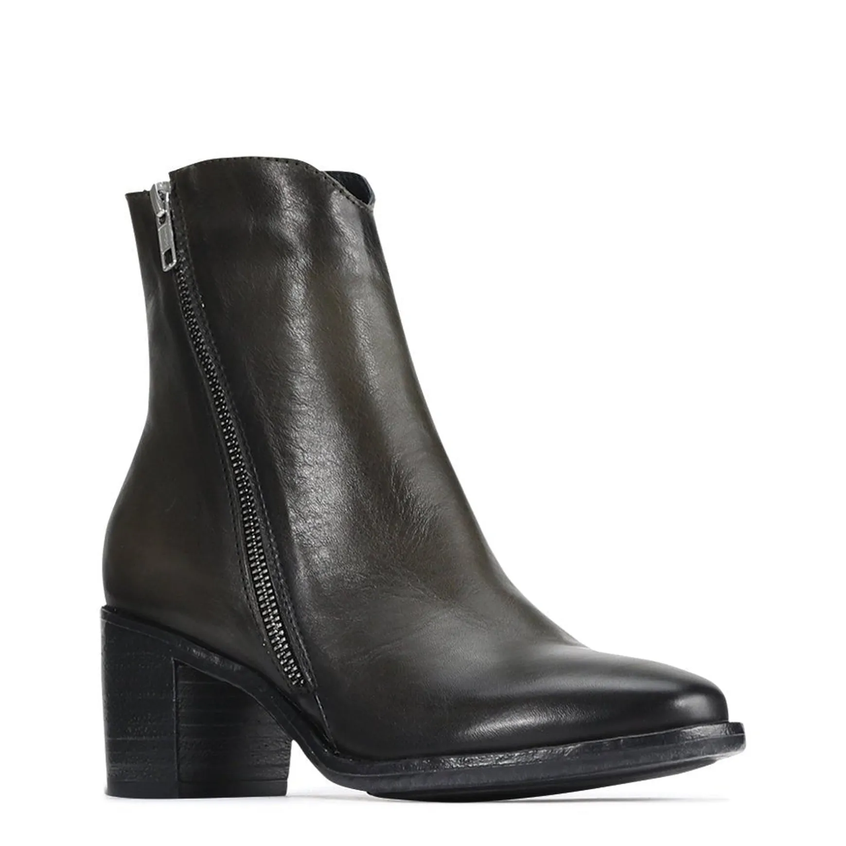 SERAPHIN LEATHER ZIP ANKLE BOOTS>EOS Footwear Best Sale