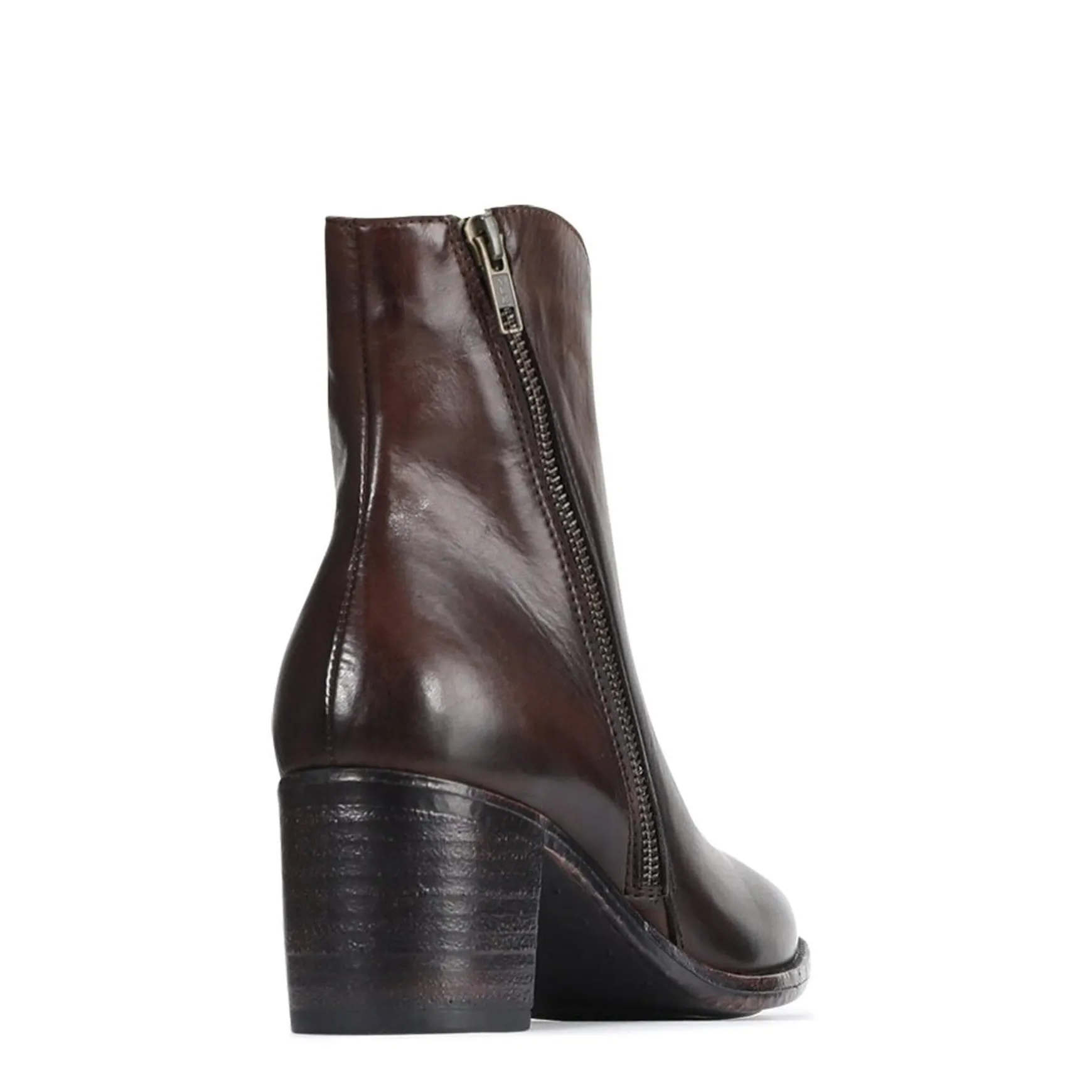 SERAPHIN LEATHER ZIP ANKLE BOOTS>EOS Footwear Best Sale