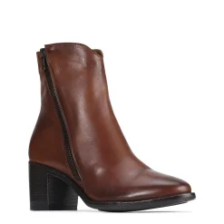 SERAPHIN LEATHER ZIP ANKLE BOOTS><noscript><img width=