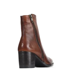 SERAPHIN LEATHER ZIP ANKLE BOOTS><noscript><img width=