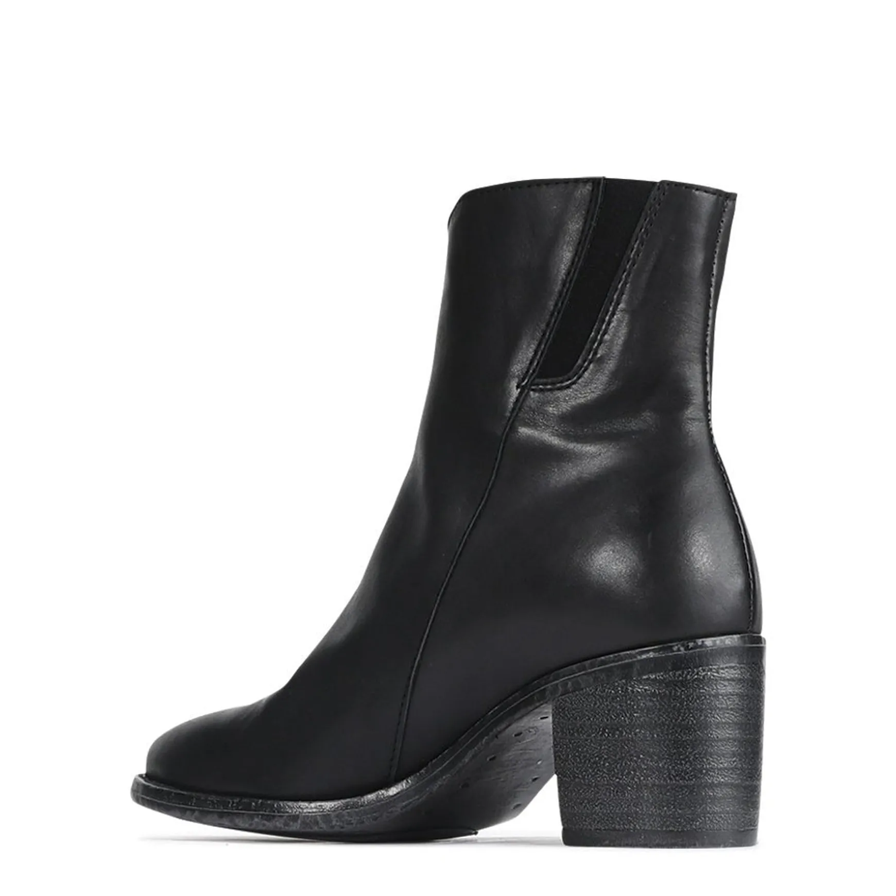 SERAPHIN LEATHER ZIP ANKLE BOOTS>EOS Footwear Best Sale