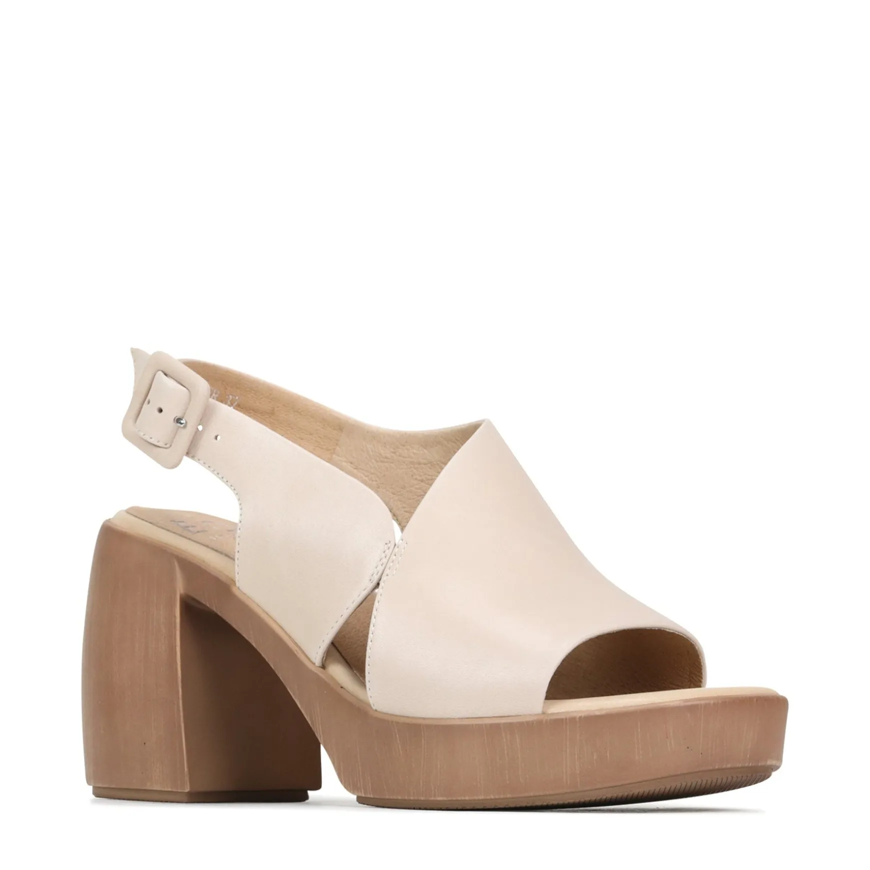 SPICER LEATHER BLOCK HEEL SANDALS>EOS Footwear Sale
