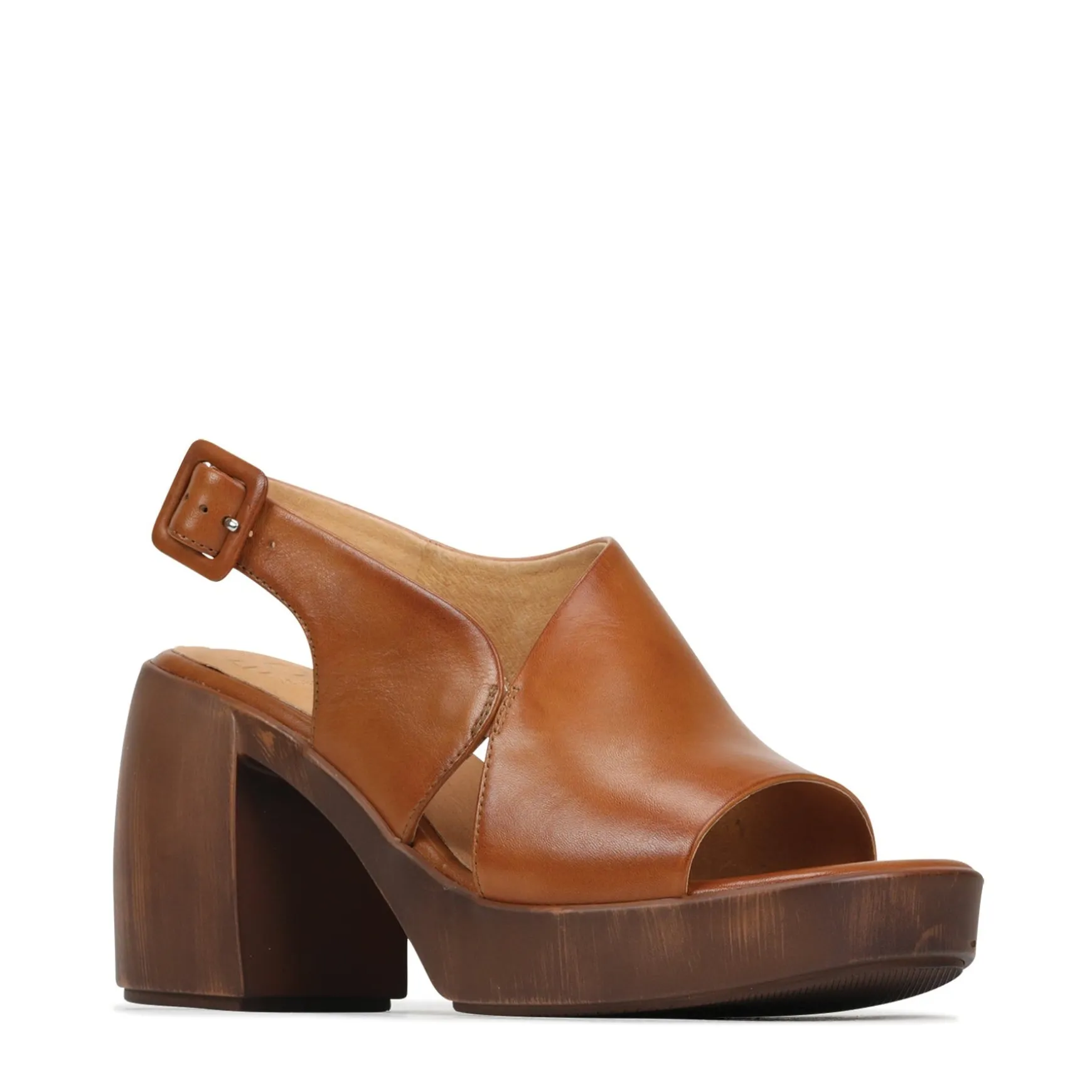 SPICER LEATHER BLOCK HEEL SANDALS>EOS Footwear Sale