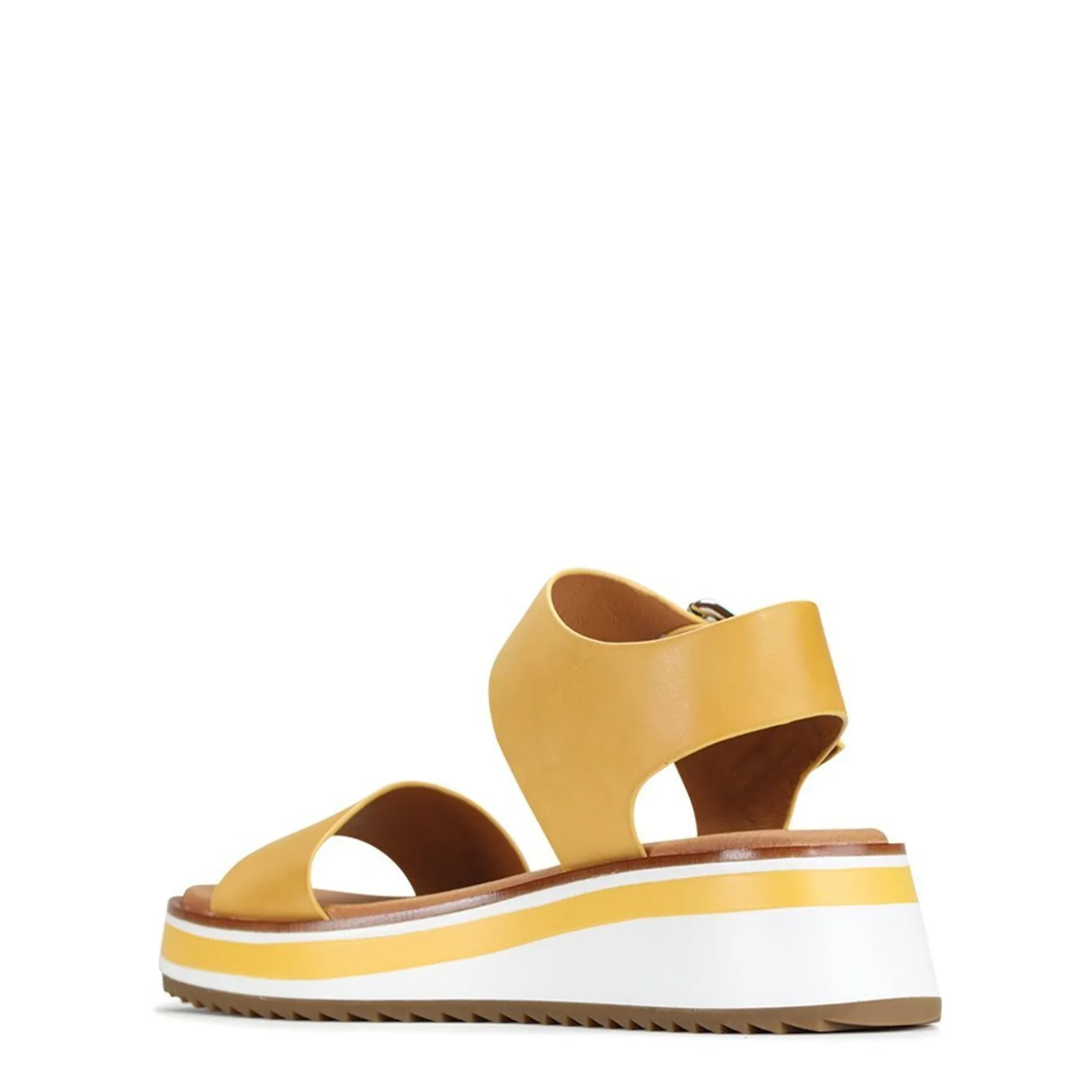 SPORTY LEATHER WEDGE SANDAL>EOS Footwear Cheap