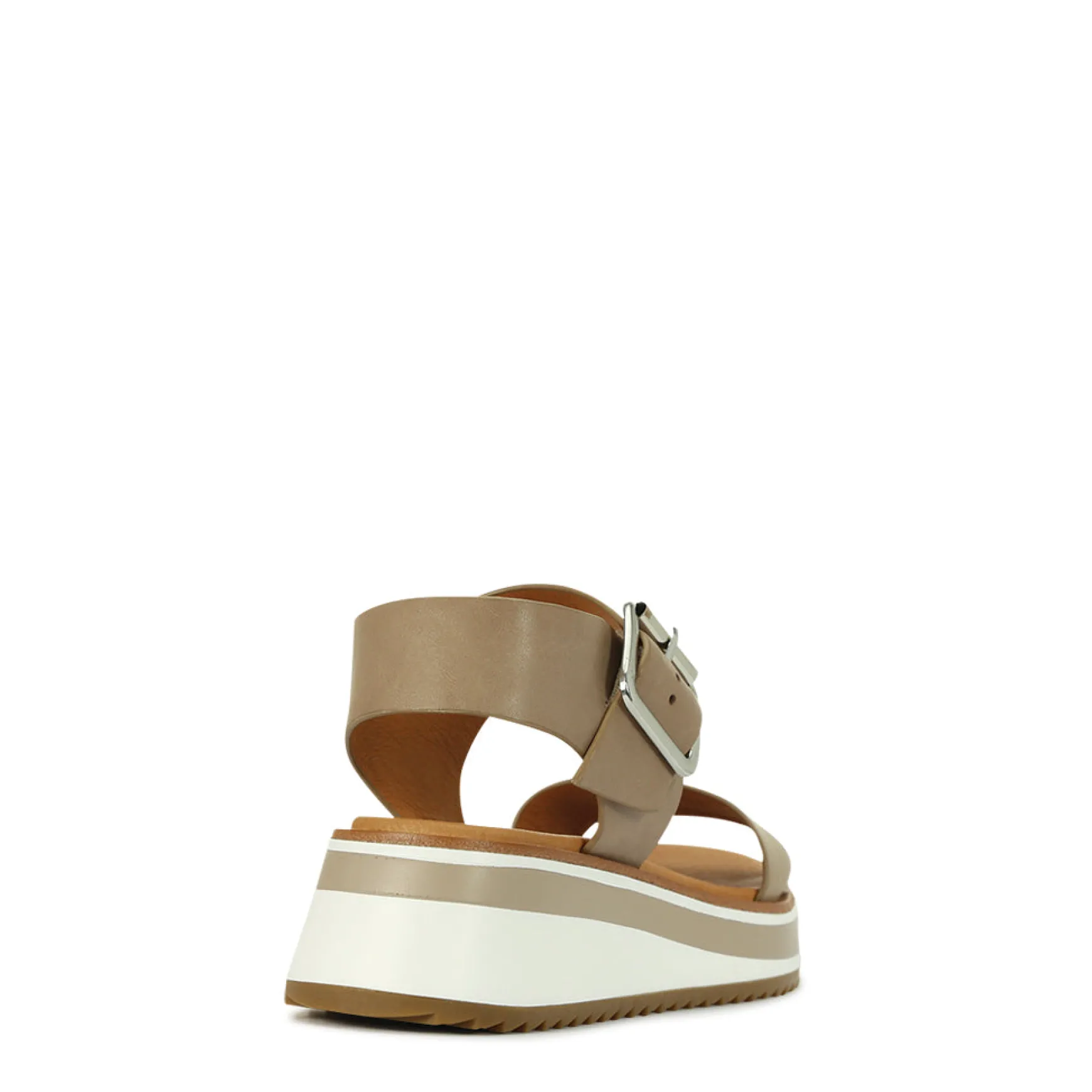 SPORTY LEATHER WEDGE SANDAL>EOS Footwear Cheap