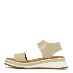 SPORTY LEATHER WEDGE SANDAL><noscript><img width=