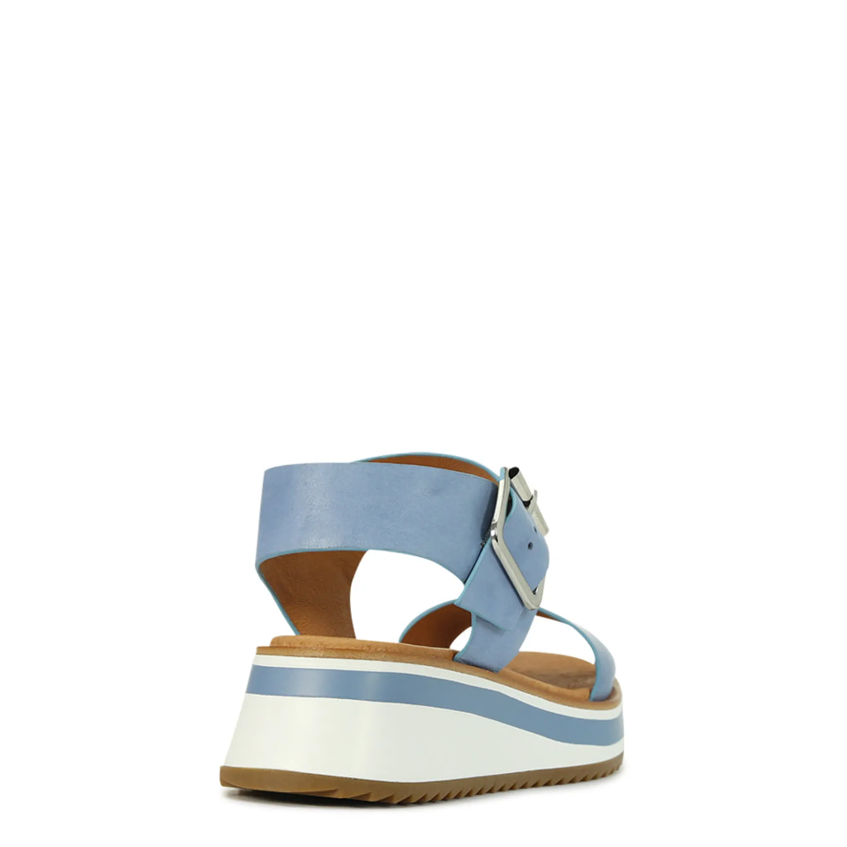 SPORTY LEATHER WEDGE SANDAL>EOS Footwear Cheap