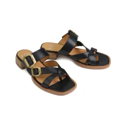 TEIA SLIDE SANDALS LEATHER><noscript><img width=