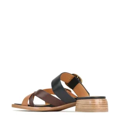 TEIA SLIDE SANDALS LEATHER><noscript><img width=