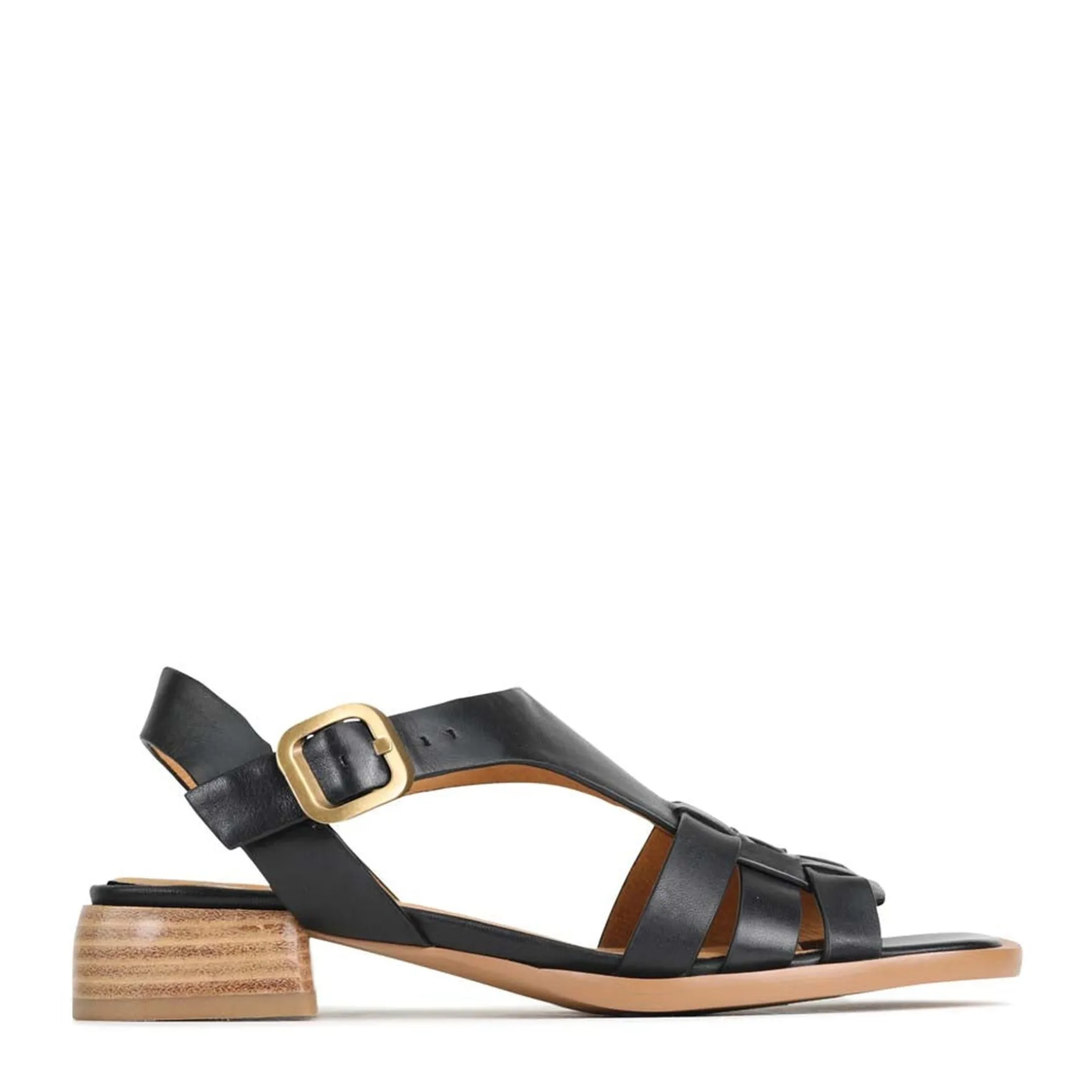 TERRI ANKLE STRAP SANDALS LEATHER>EOS Footwear Clearance