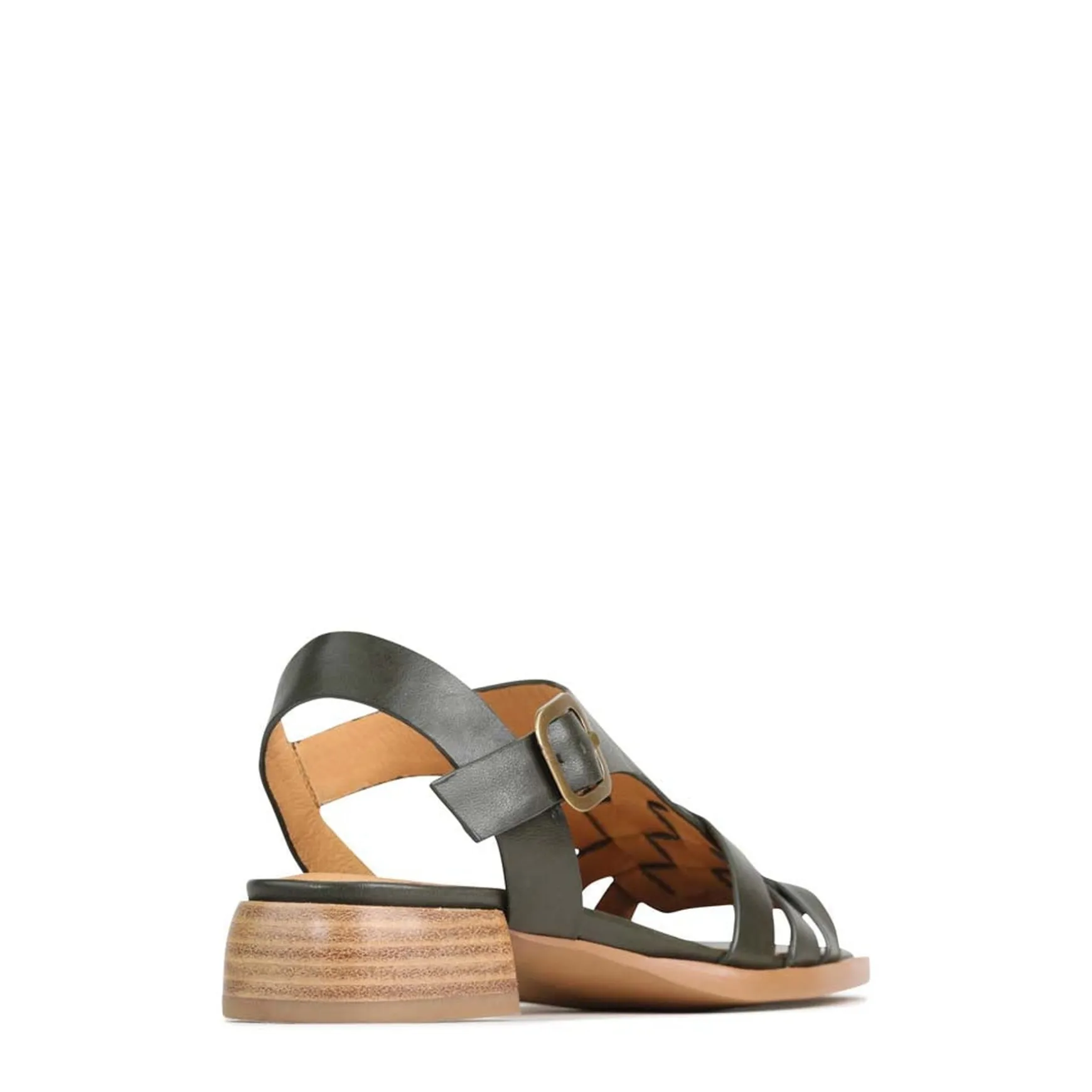 TERRI ANKLE STRAP SANDALS LEATHER>EOS Footwear Clearance
