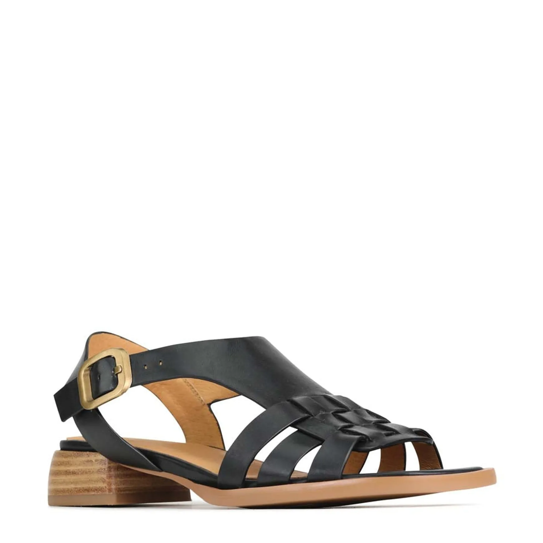 TERRI ANKLE STRAP SANDALS LEATHER>EOS Footwear Clearance