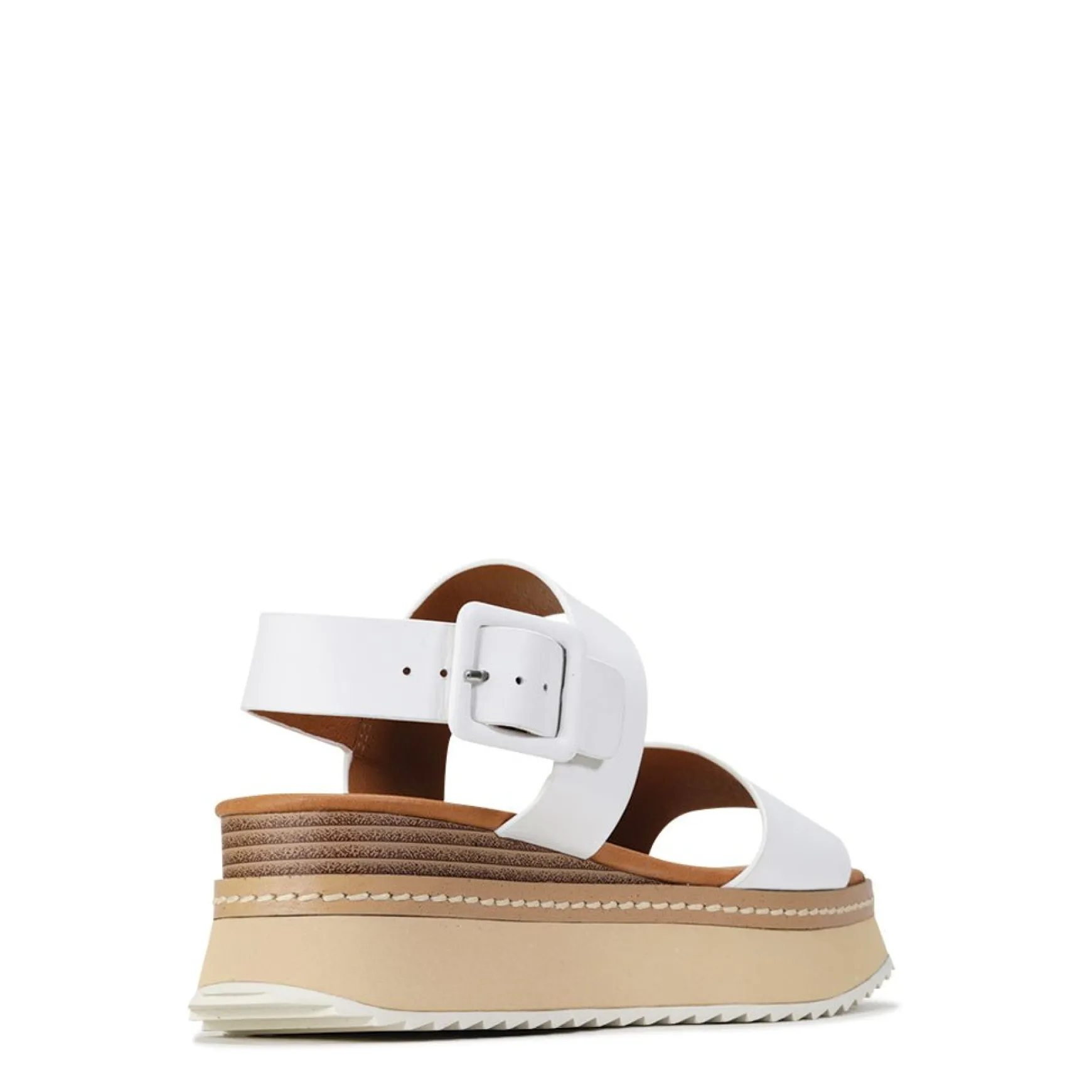 TONAL LEATHER WEDGE SANDAL>EOS Footwear Store