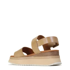 TONAL LEATHER WEDGE SANDAL><noscript><img width=