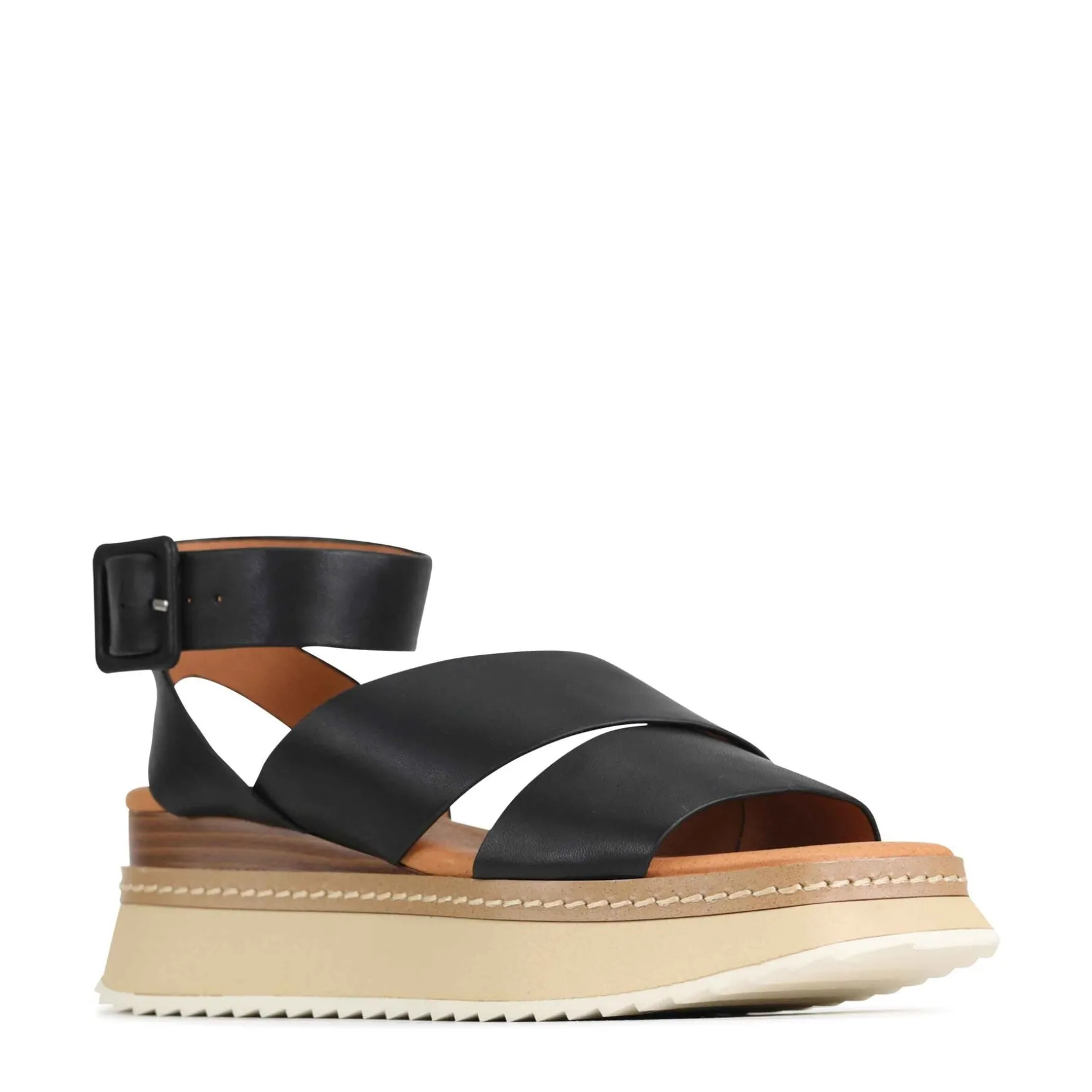 TONALITY PLATFORM SANDALS LEATHER>EOS Footwear Discount