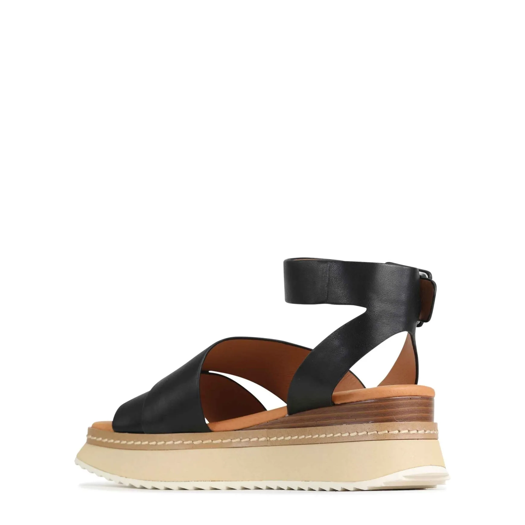 TONALITY PLATFORM SANDALS LEATHER>EOS Footwear Discount