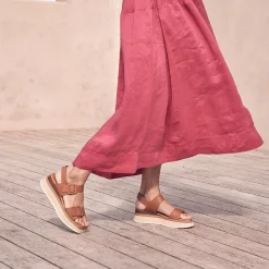 TONES WEDGE SANDAL LEATHER>EOS Footwear Best