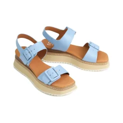 TONES WEDGE SANDAL LEATHER><noscript><img width=