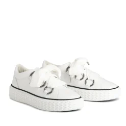 TRINITY LOW TOP SNEAKERS LEATHER><noscript><img width=