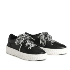 TRINSIC PLATFORM SNEAKERS LEATHER><noscript><img width=