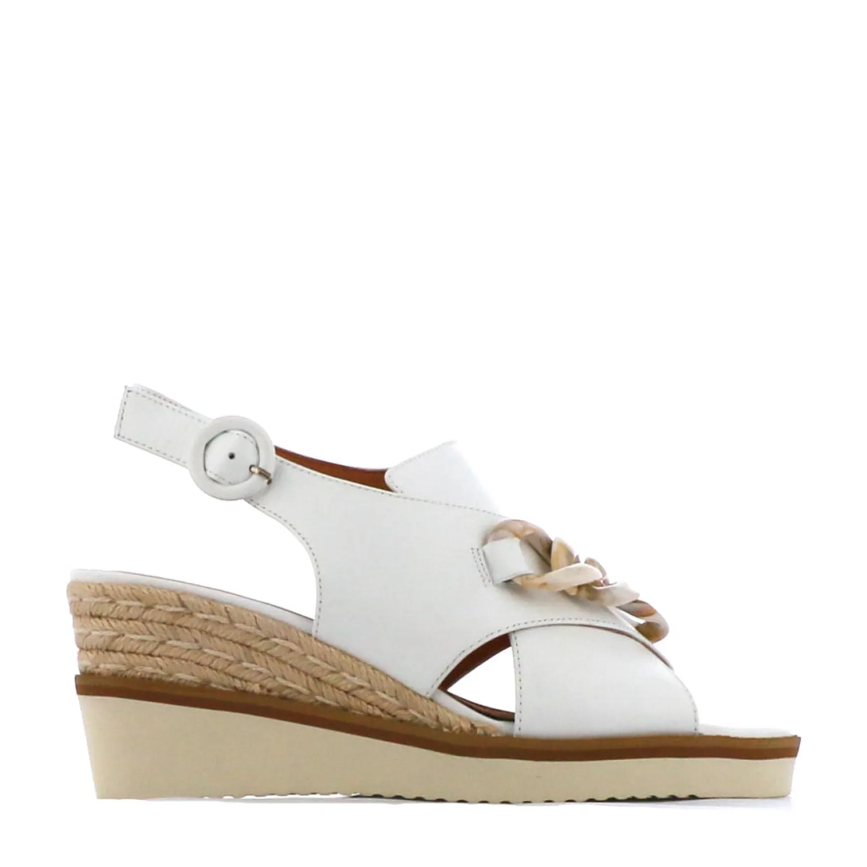 WAYFARER LEATHER WEDGE SANDALS>EOS Footwear Shop