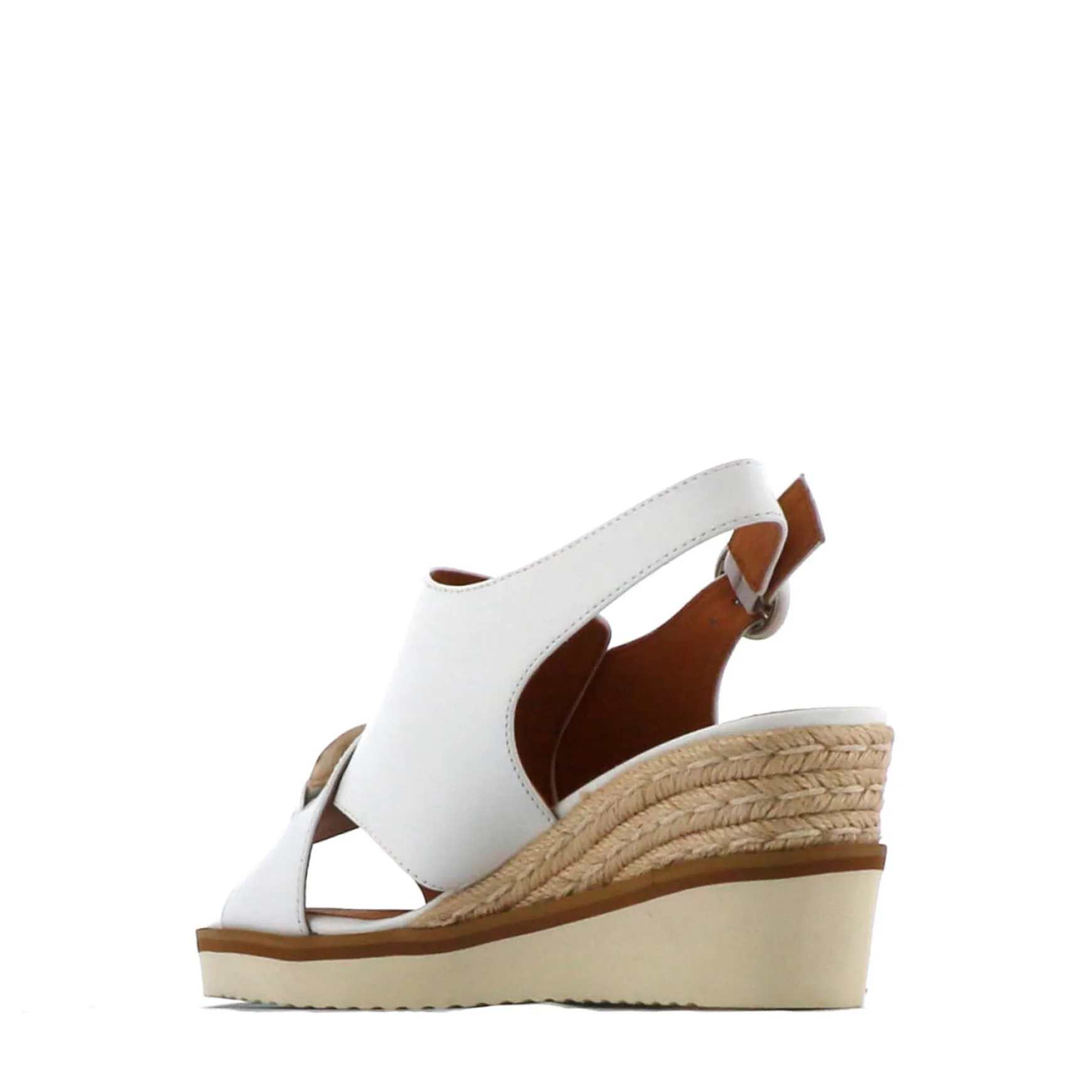 WAYFARER LEATHER WEDGE SANDALS>EOS Footwear Shop