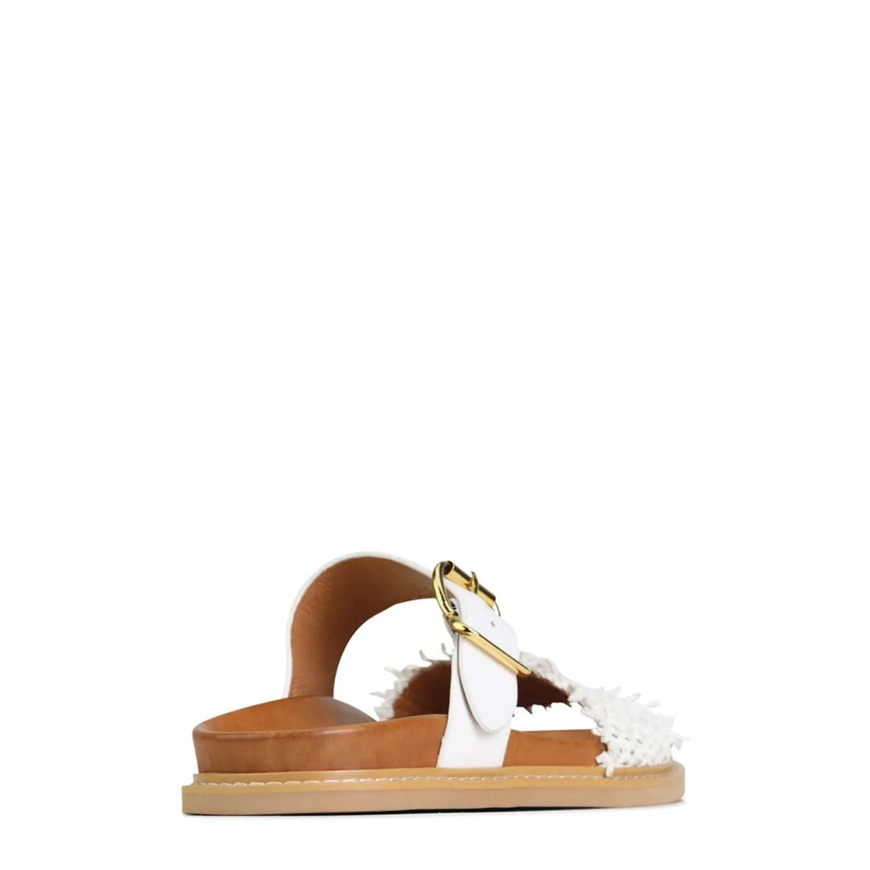 WEAVE SLIDE ARCHIVE SANDALS LEATHER>EOS Footwear Cheap