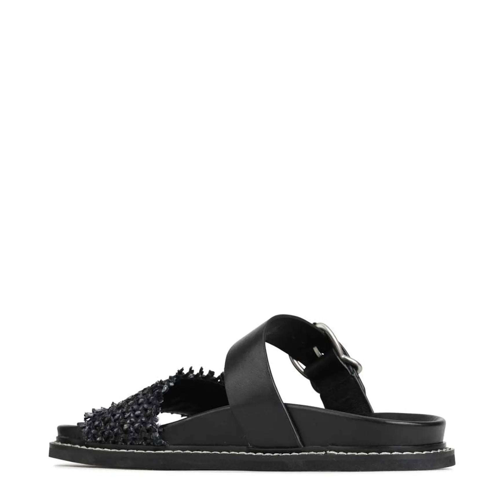 WEAVE SLIDE ARCHIVE SANDALS LEATHER>EOS Footwear Cheap