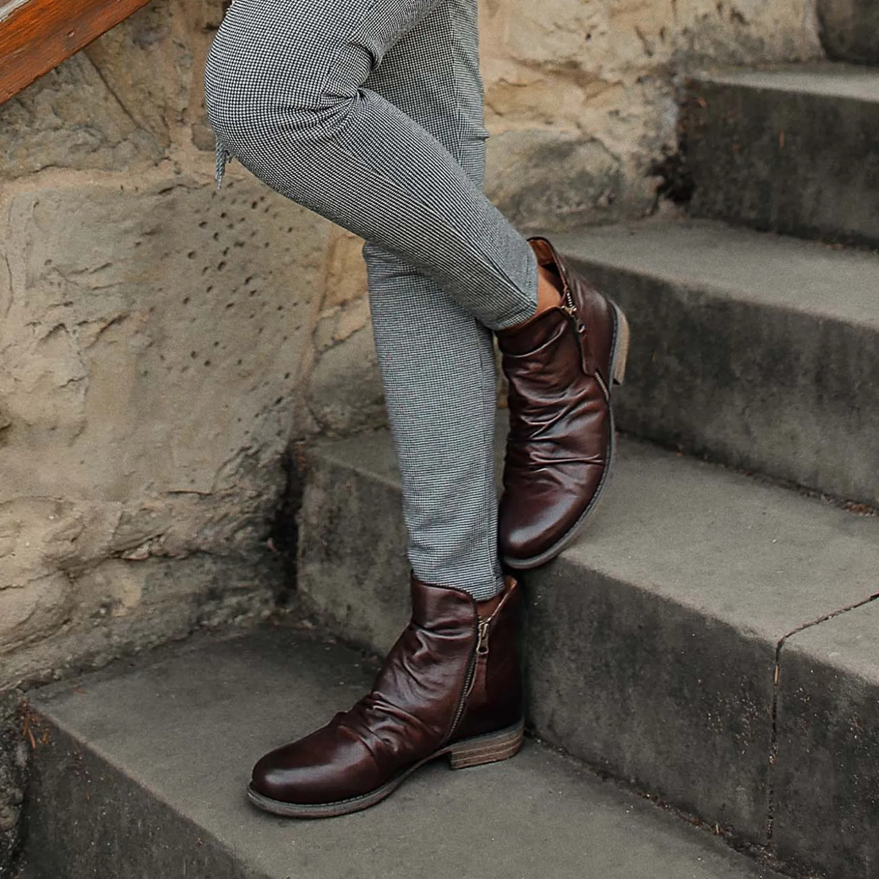 WILLET ANKLE BOOT LEATHER>EOS Footwear Outlet