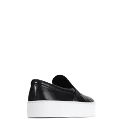 WOVE LEATHER SLIP ON SNEAKER><noscript><img width=