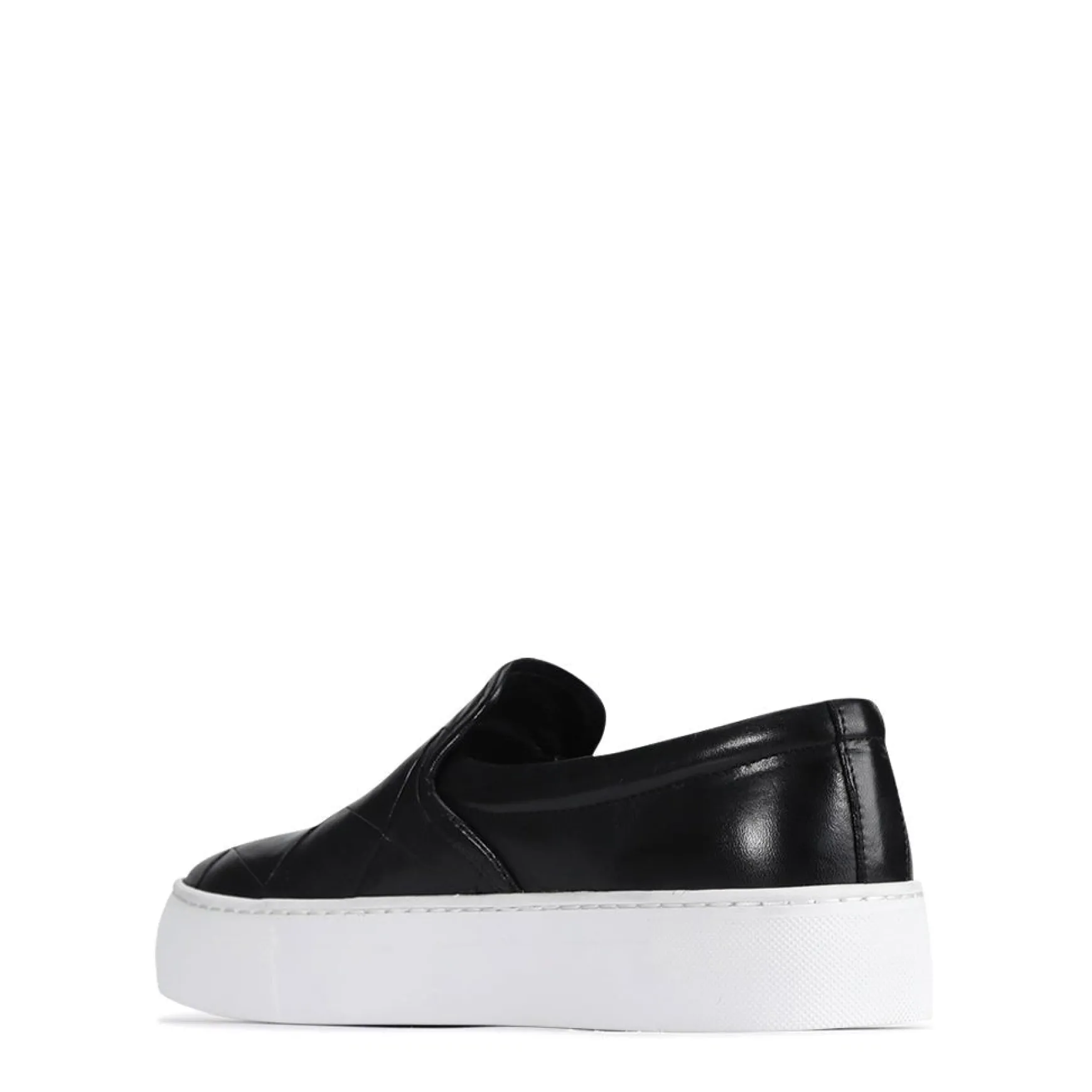 WOVE LEATHER SLIP ON SNEAKER>EOS Footwear Sale