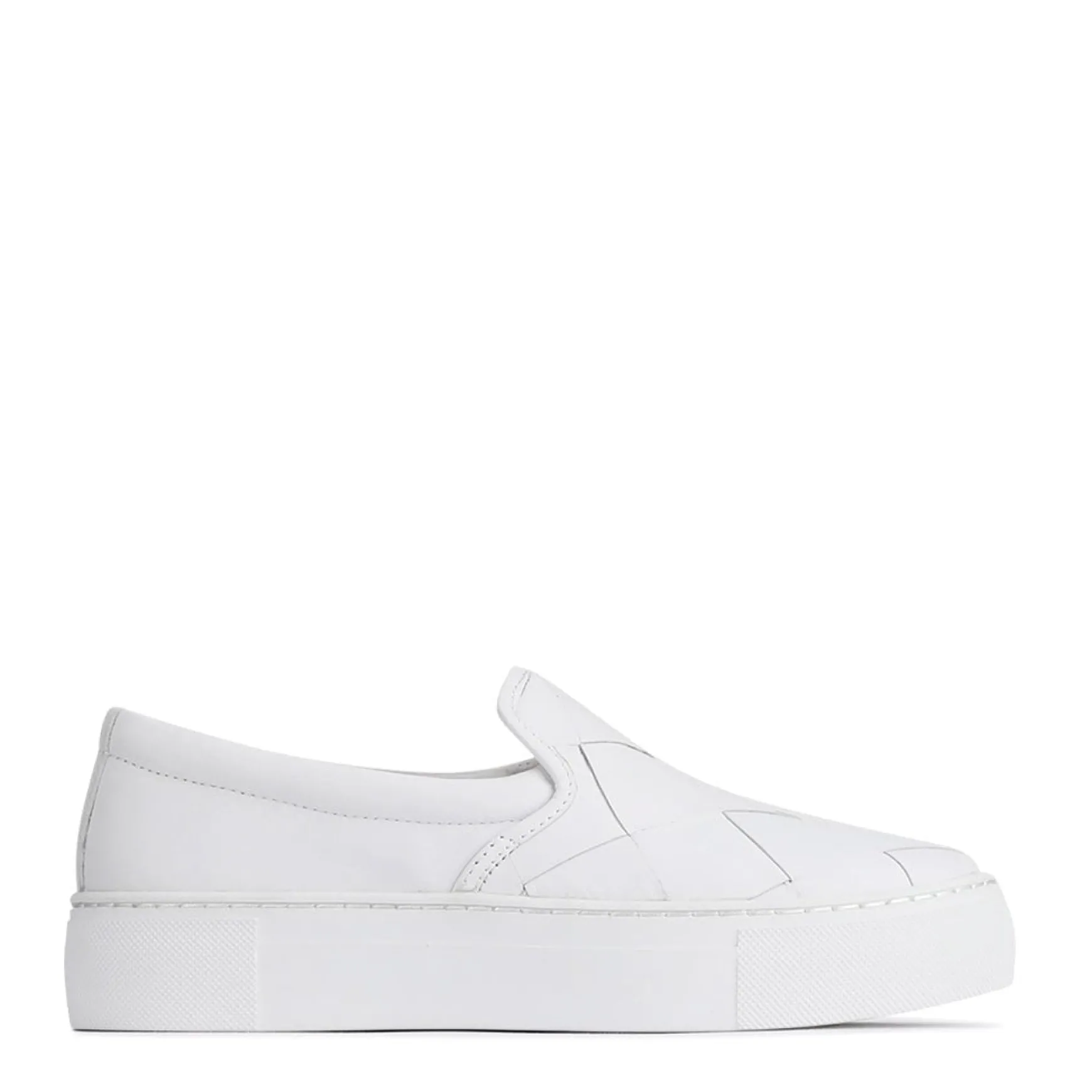 WOVE LEATHER SLIP ON SNEAKER>EOS Footwear Sale
