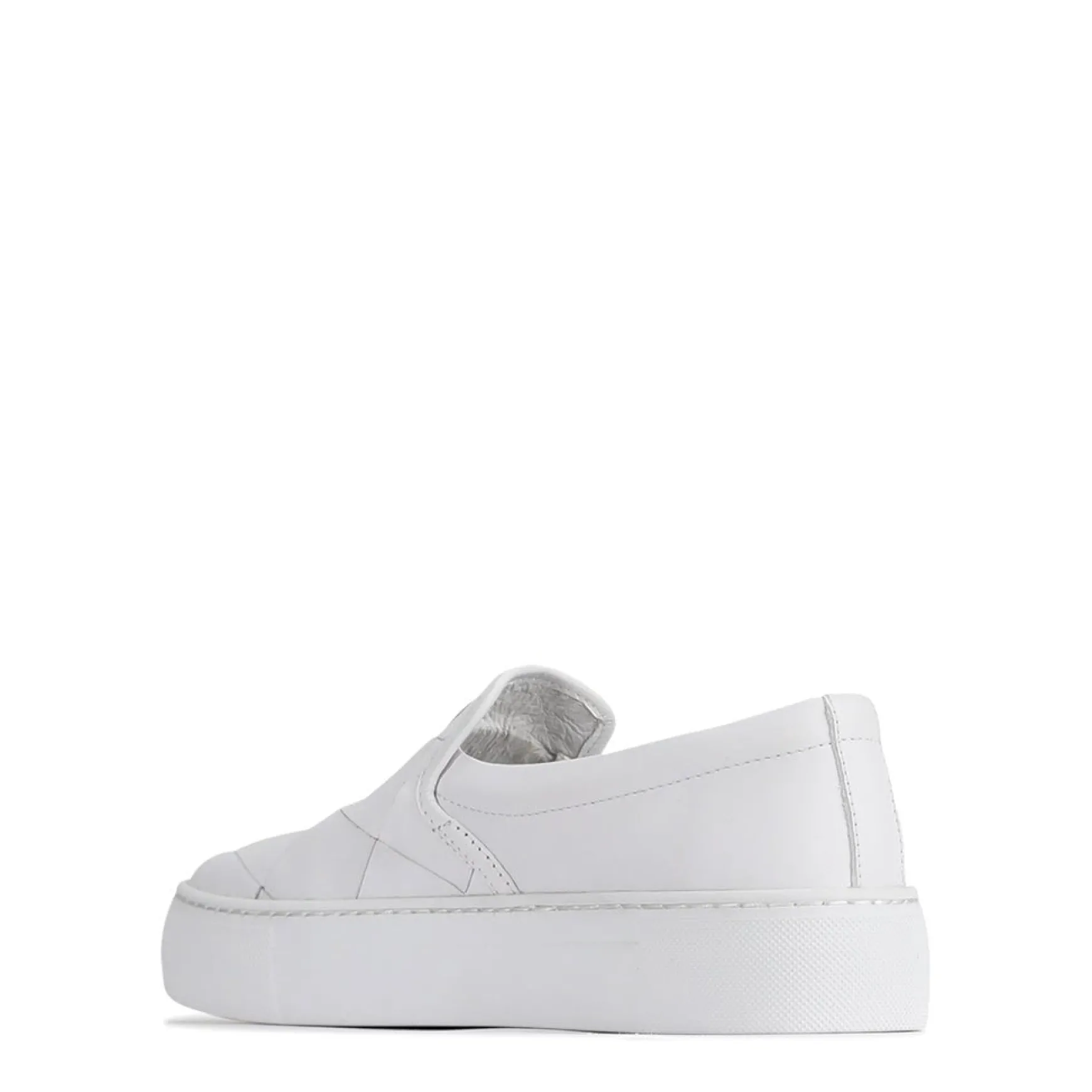 WOVE LEATHER SLIP ON SNEAKER>EOS Footwear Sale