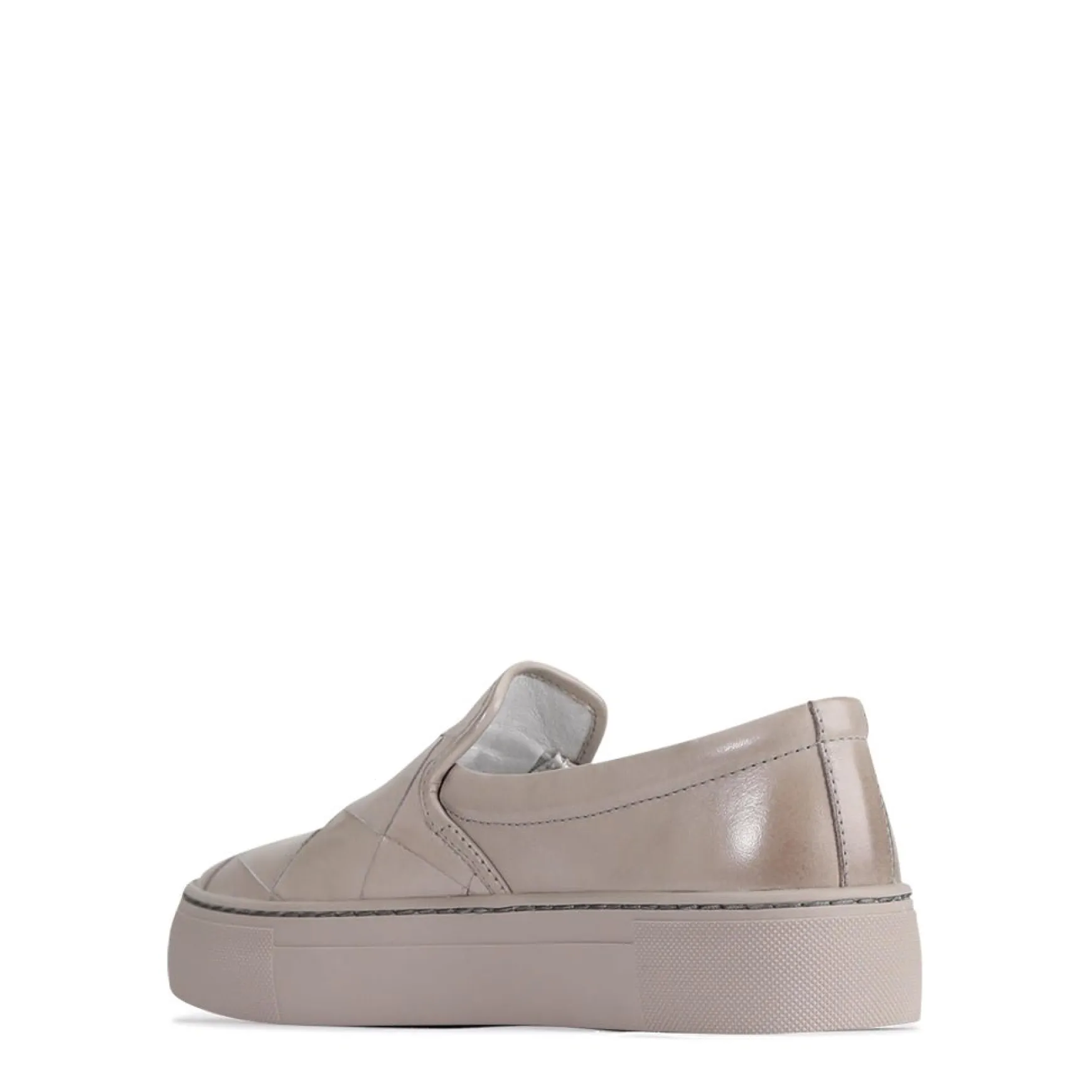 WOVE LEATHER SLIP ON SNEAKER>EOS Footwear Sale