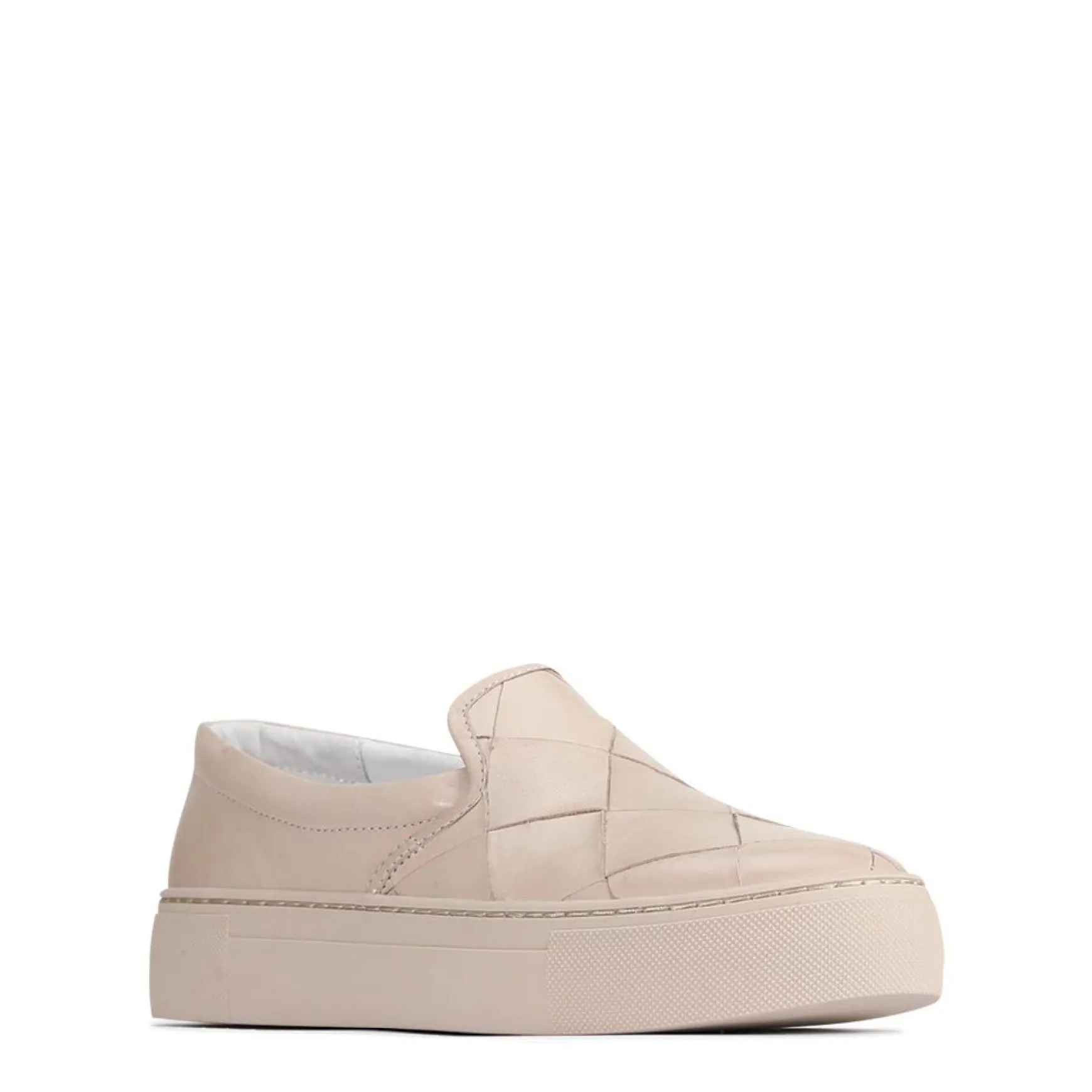WOVE LEATHER SLIP ON SNEAKER>EOS Footwear Sale