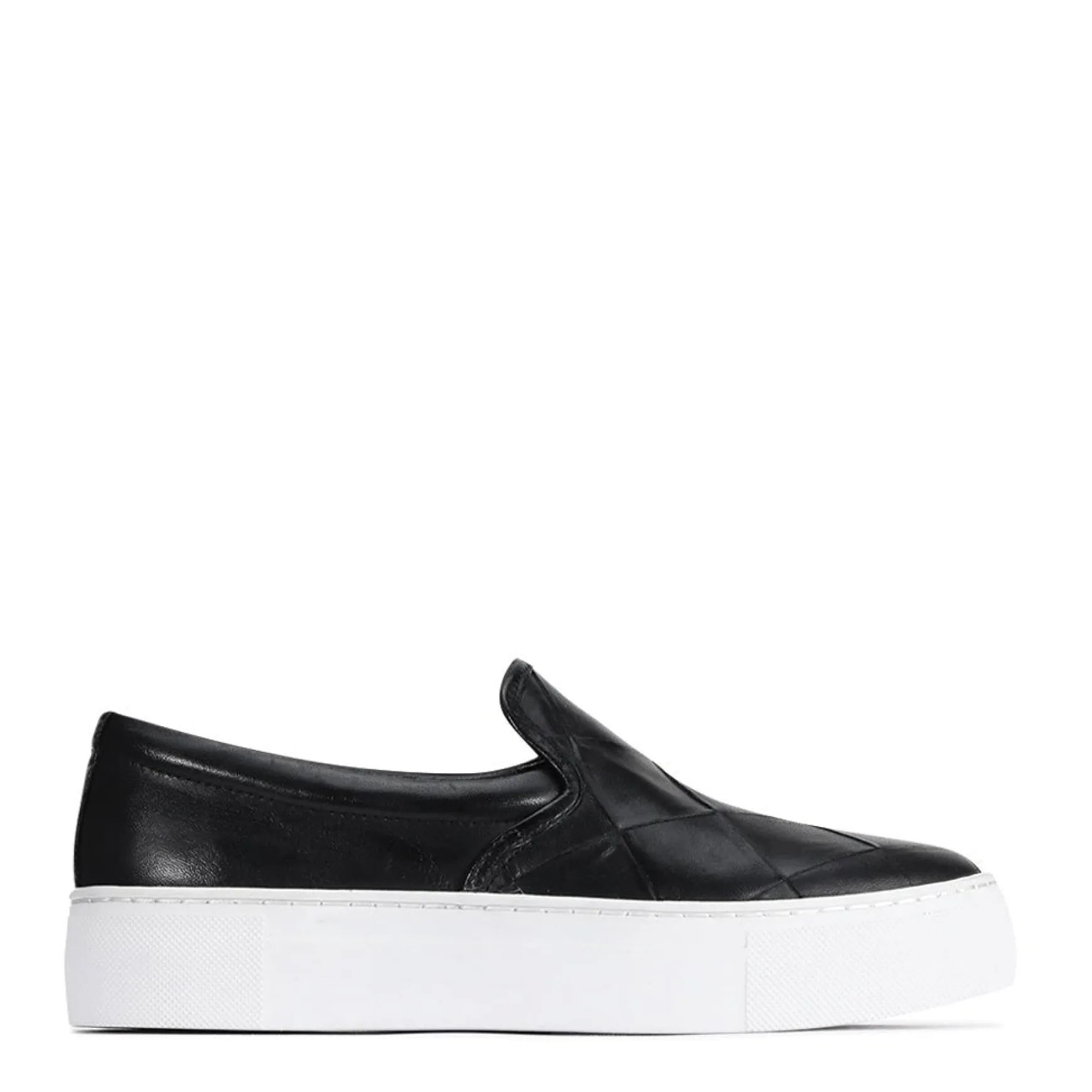 WOVE LEATHER SLIP ON SNEAKER>EOS Footwear Sale