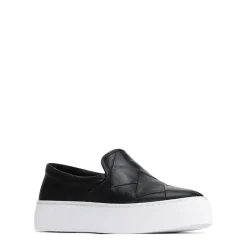 WOVE LEATHER SLIP ON SNEAKER><noscript><img width=