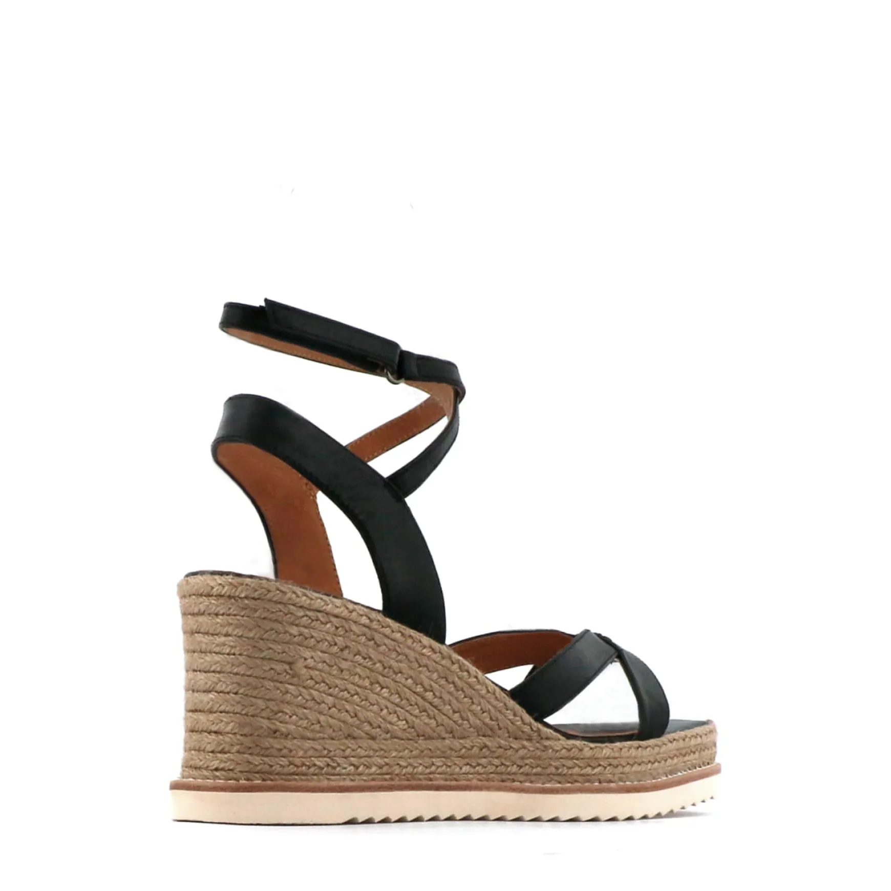 ZELINA LEATHER ESPADRILLE SANDALS>EOS Footwear Store